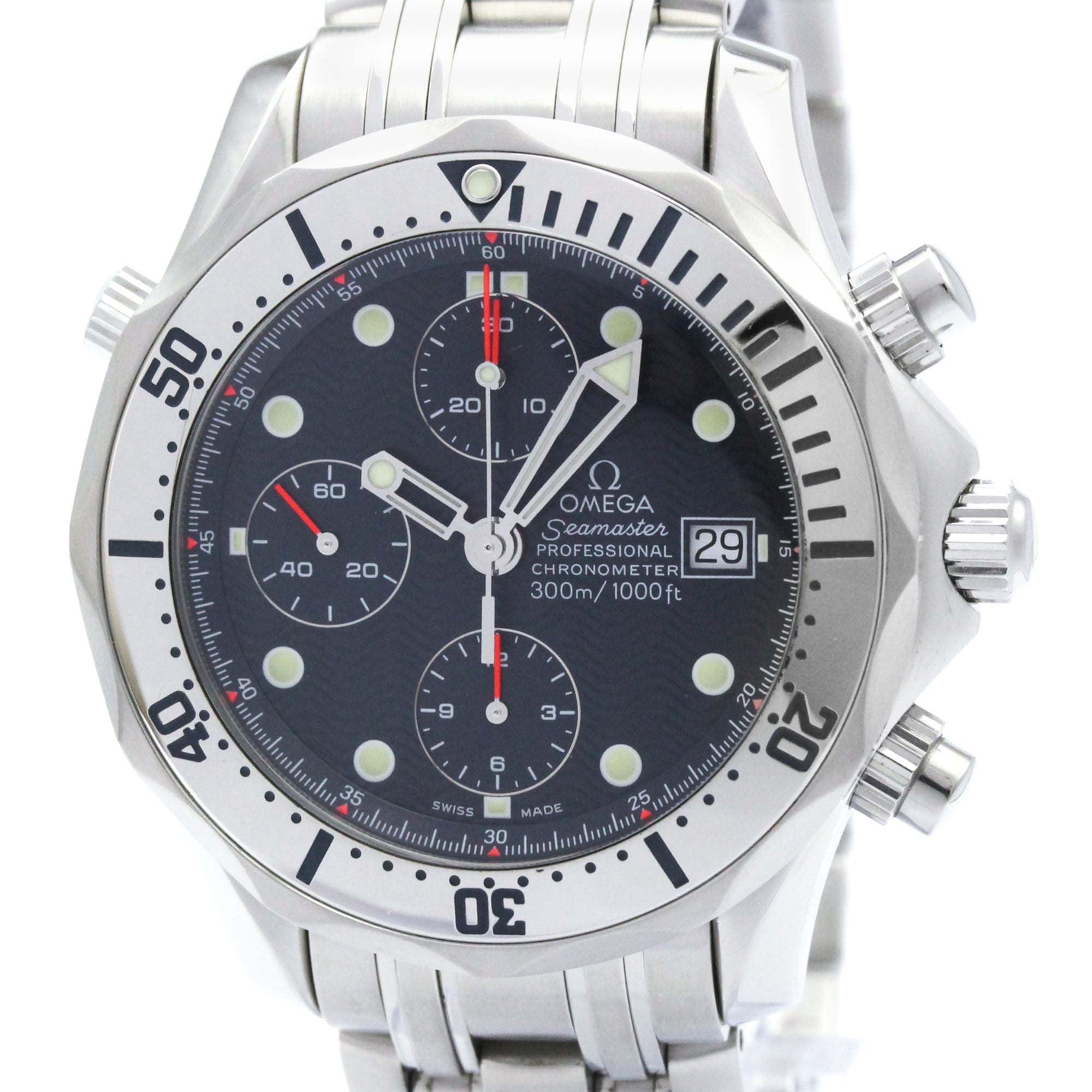 OMEGA Seamaster Professional 300M Chronograph Watch 2598.80 Polished