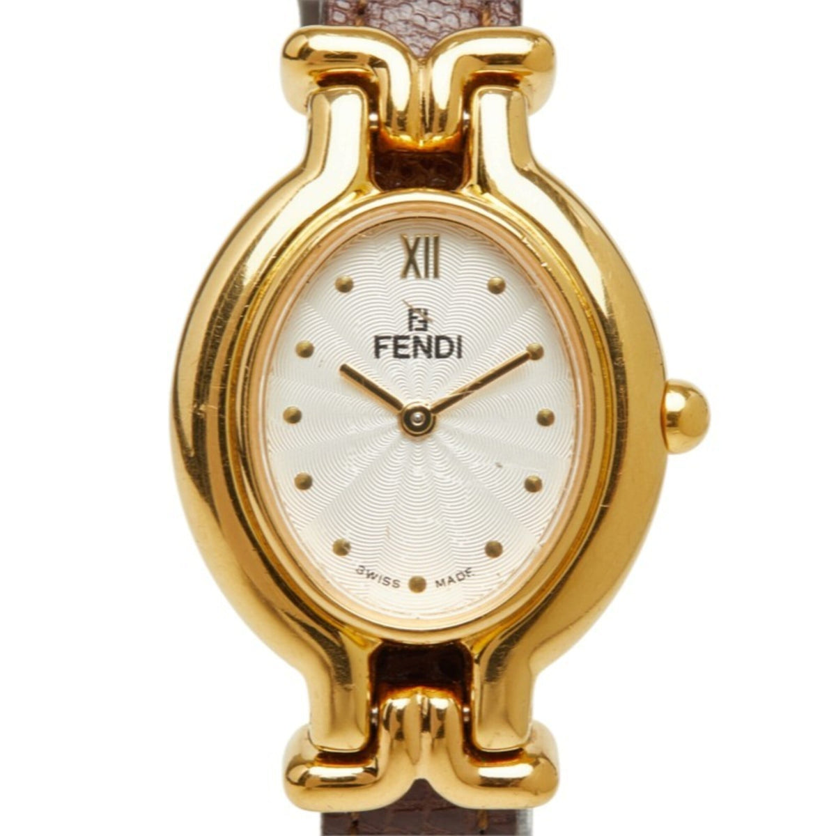 Montre Fendi Chameleon 640L Blanc avec cadran de 24 mm