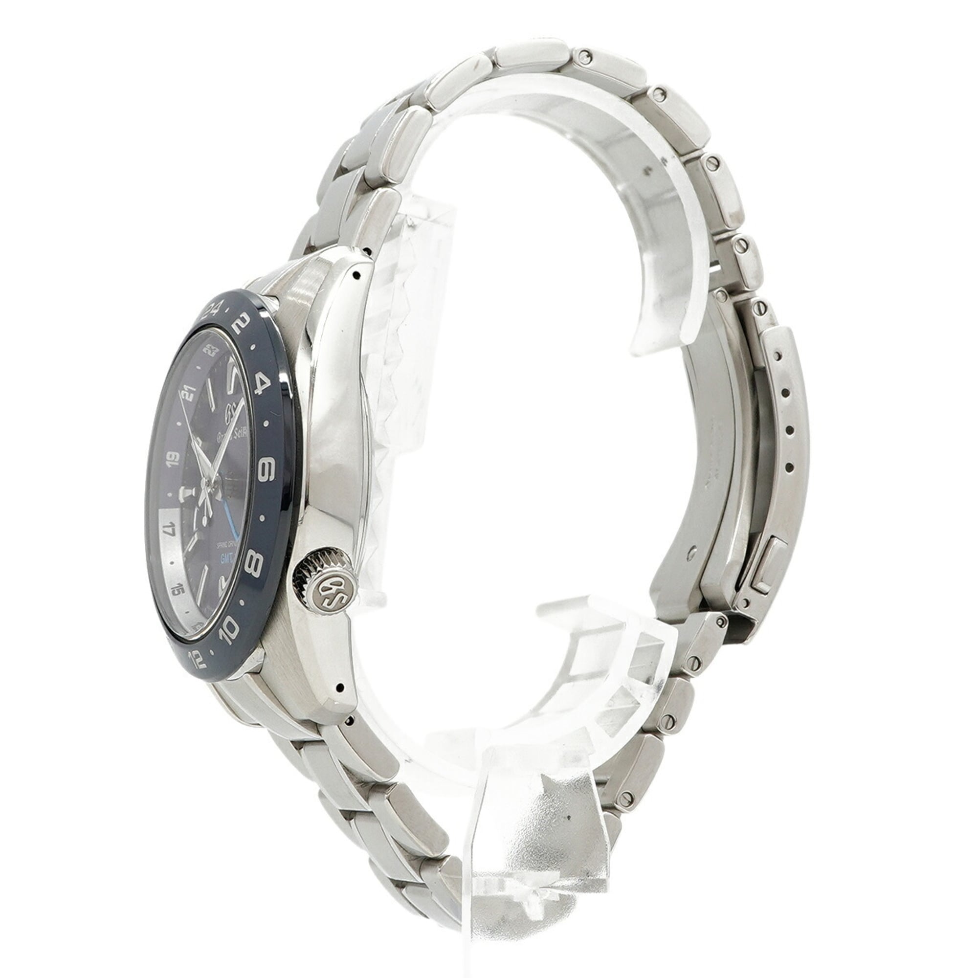 Grand Seiko Grand Spring Drive GMT SBGE255 Blue Dial 40mm Watch
