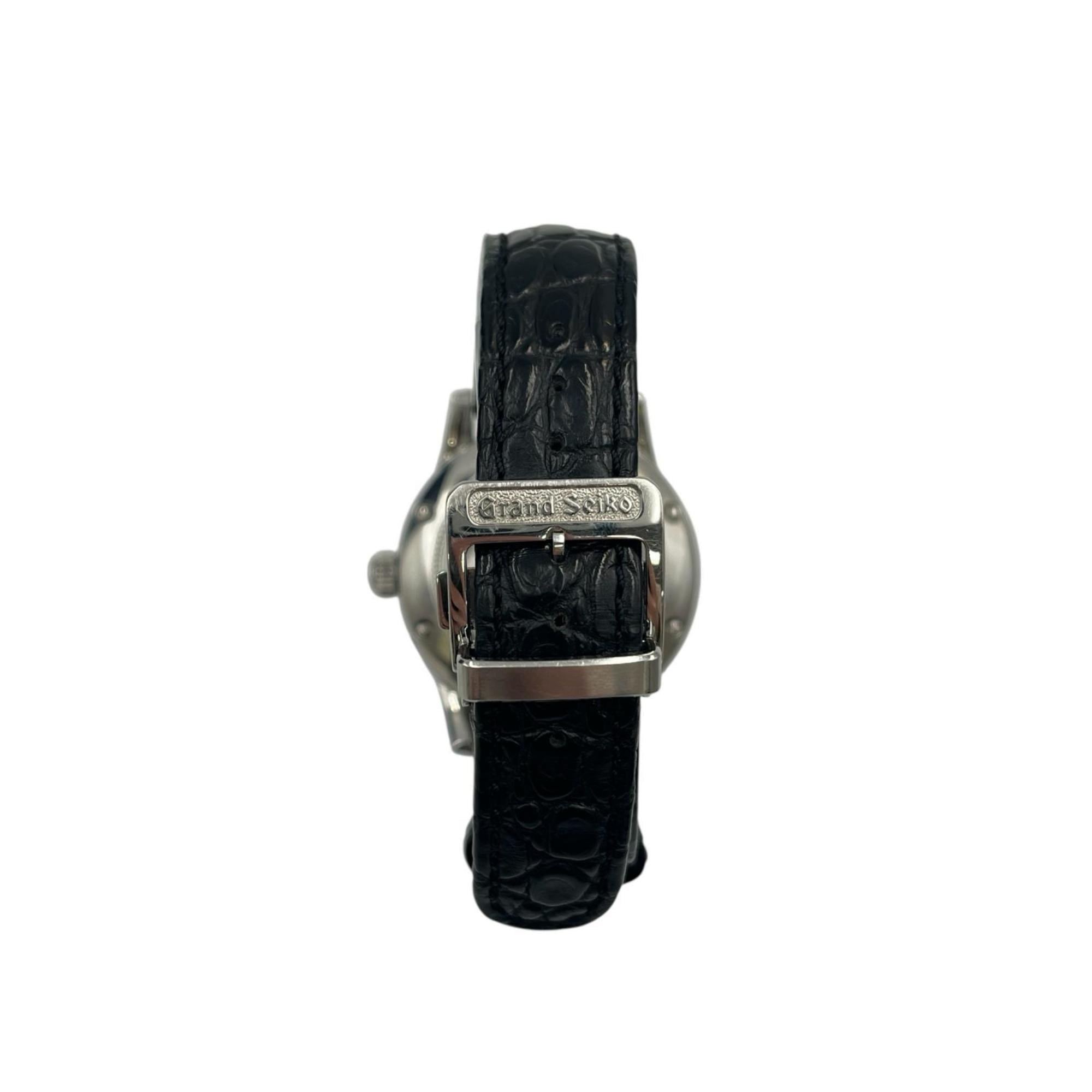 Grand Seiko Hi-Beat SBGJ219 Black Dial 39mm Watch