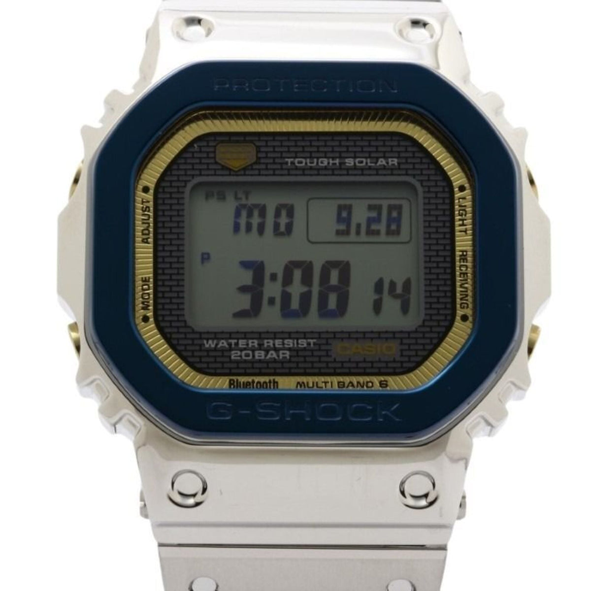 Montre Casio G-SHOCK modèle 50e anniversaire FULL METAL SÉRIE 5000 GMW-B5000SS-2JR Noir Cadran 43 mm
