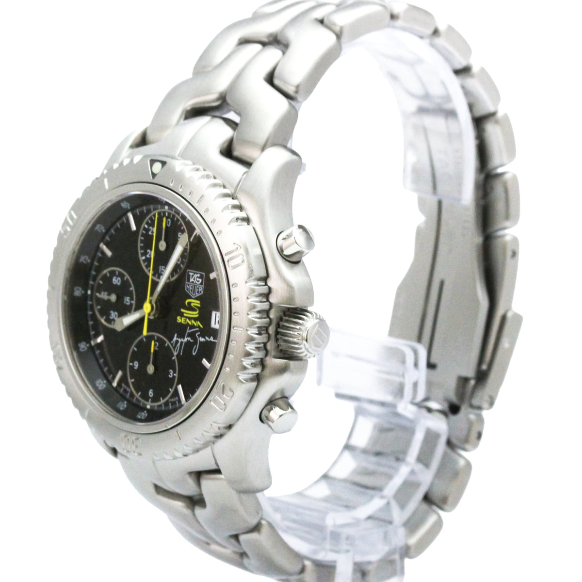 TAG Heuer Link CT2115 Schwarz Zifferblatt 40mm Uhr