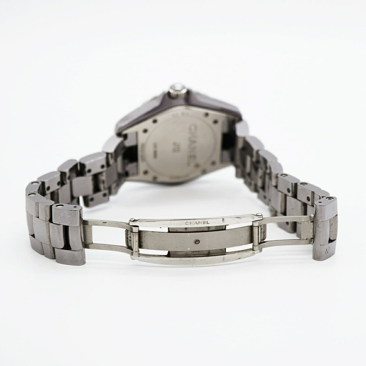 Chanel J12 mit Diamantlünette H2566, graues Zifferblatt 39mm Uhr