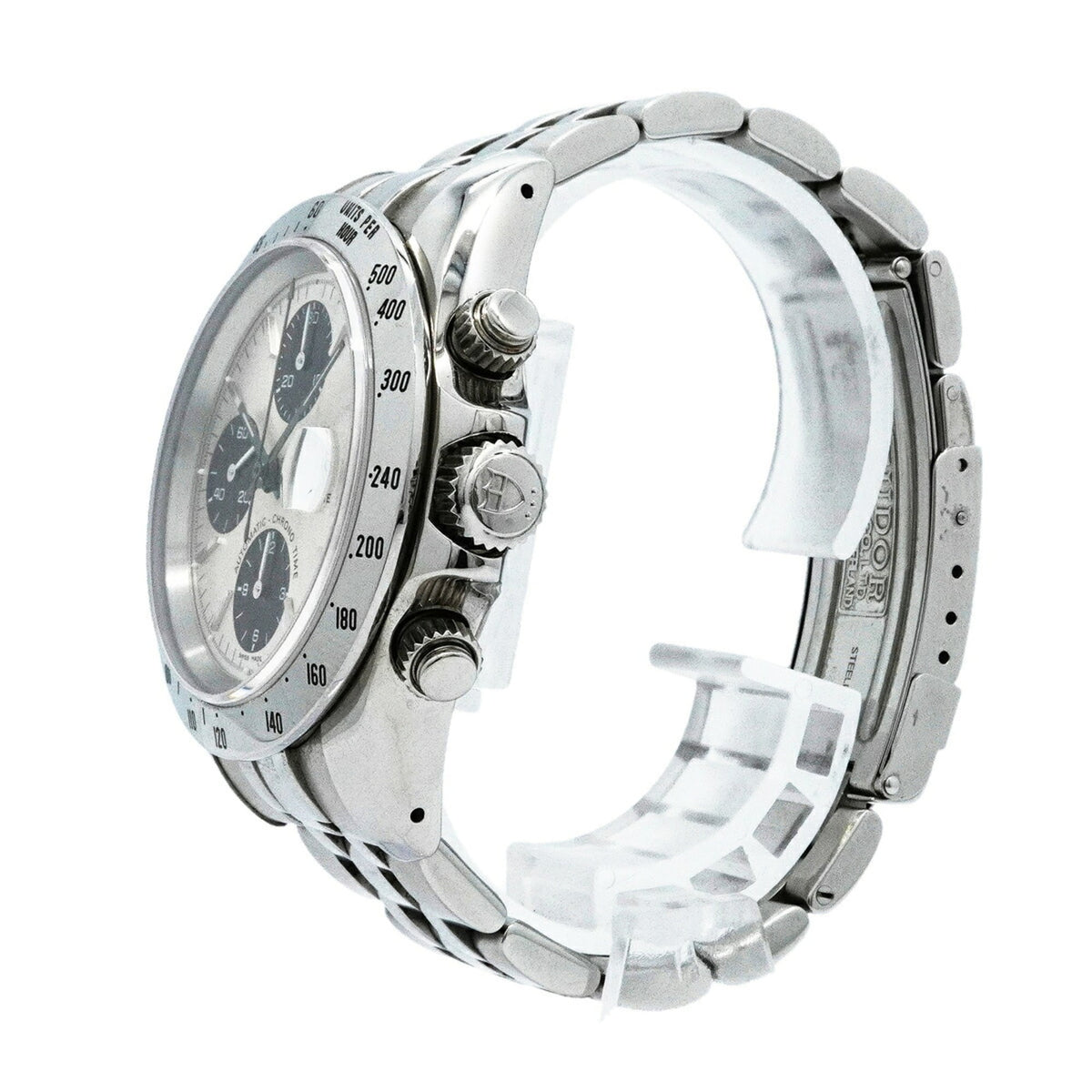Tudor Prince Datum Chronotime 79280P Silber Zifferblatt 39mm Uhr