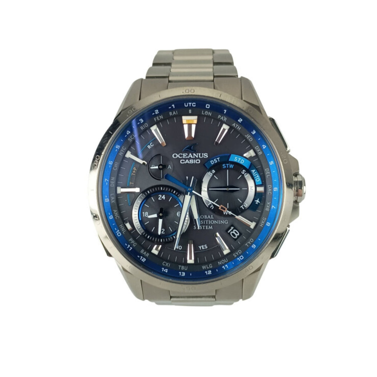 Montre Casio OCEANUS OCW-G1000-1AJF Noir avec cadran de 46 mm