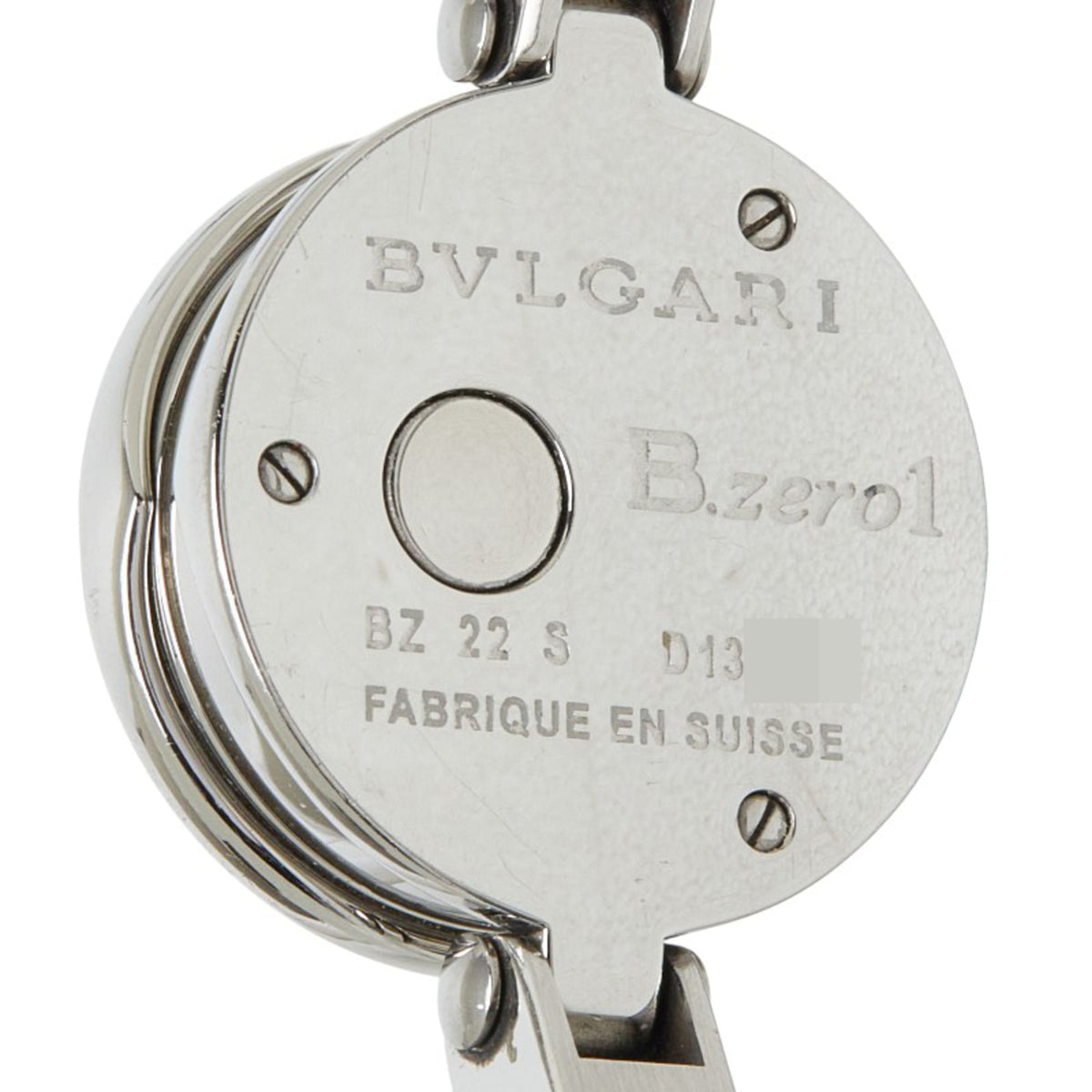 Bvlgari B.zero1 Bangle BZ22SS Black Dial 22mm Watch