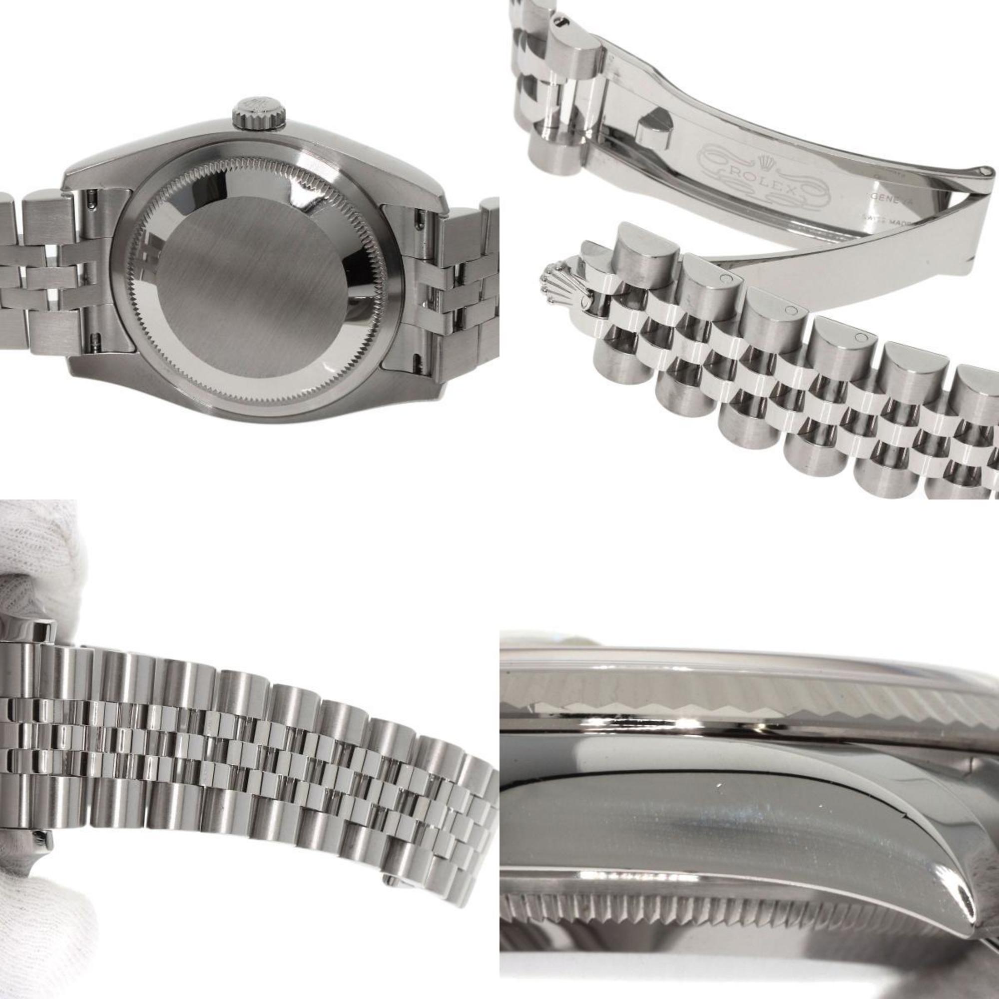 Rolex 116234G Datejust 10P Diamantuhr aus Edelstahl (SS) und 18 Karat Weißgold (K18WG) für Herren – ROLEX