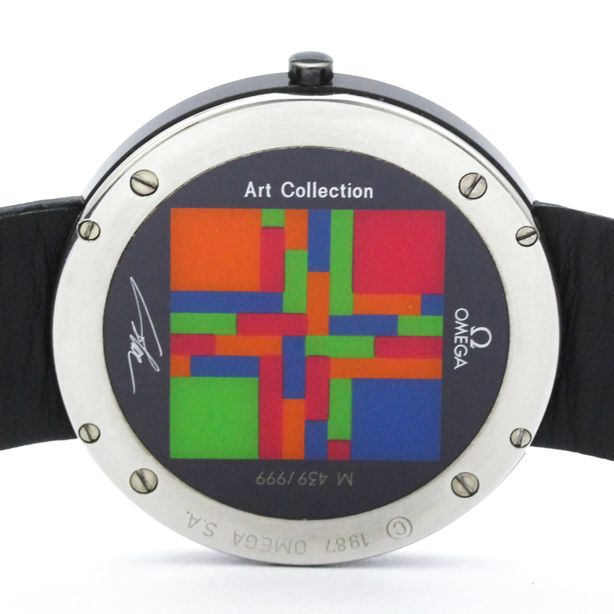 Omega Art collection art collection Black Dial 38mm Watch