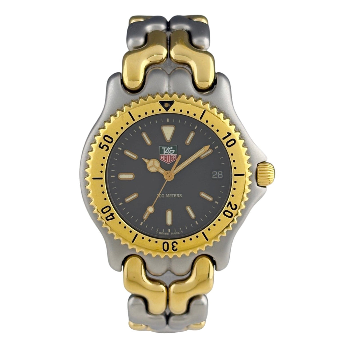 TAG Heuer Cell Date S95.206M horloge met grijze wijzerplaat, 36 mm