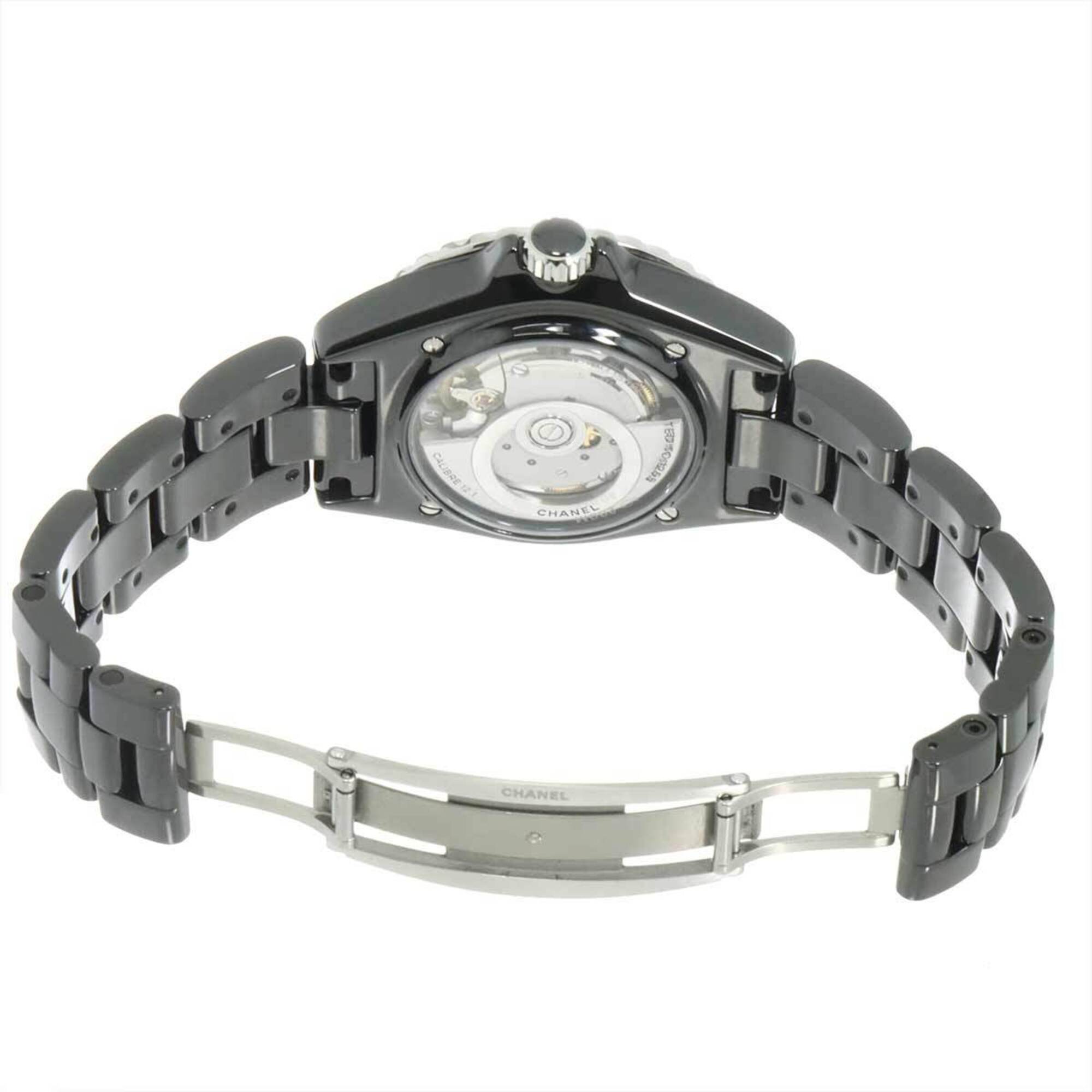 Chanel J12 Electro 38, Édition Limitée à 1 255 exemplaires dans le monde, H7122, Montre Pour Hommes, Date, céramique Noir, remontage Automatique.