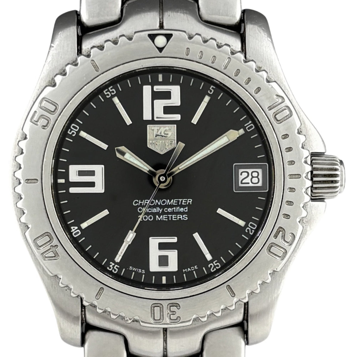 TAG Heuer Link Chronometer WT5210/BA0553 Schwarz Zifferblatt 36 mm Uhr