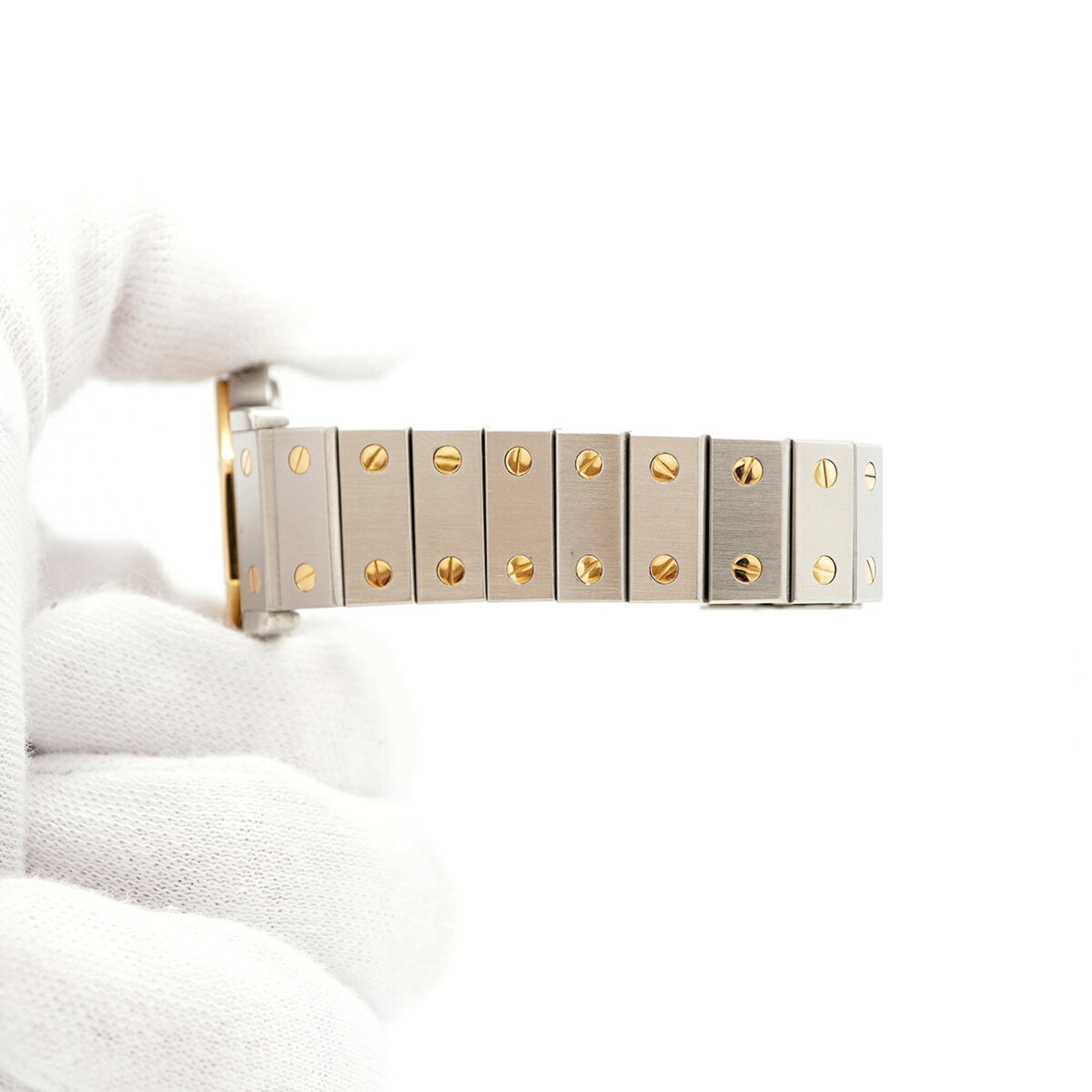 Cartier Santos Octagon LM W2001583 Ivory Dial ( & Wo)