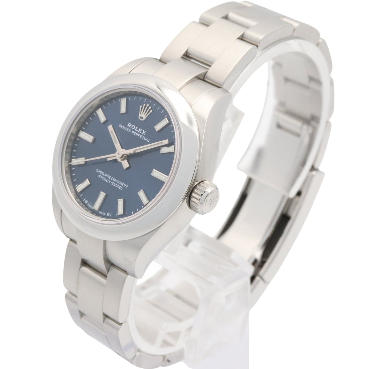 Rolex Oyster Perpetual 276200 Blue Dial 28mm Watch