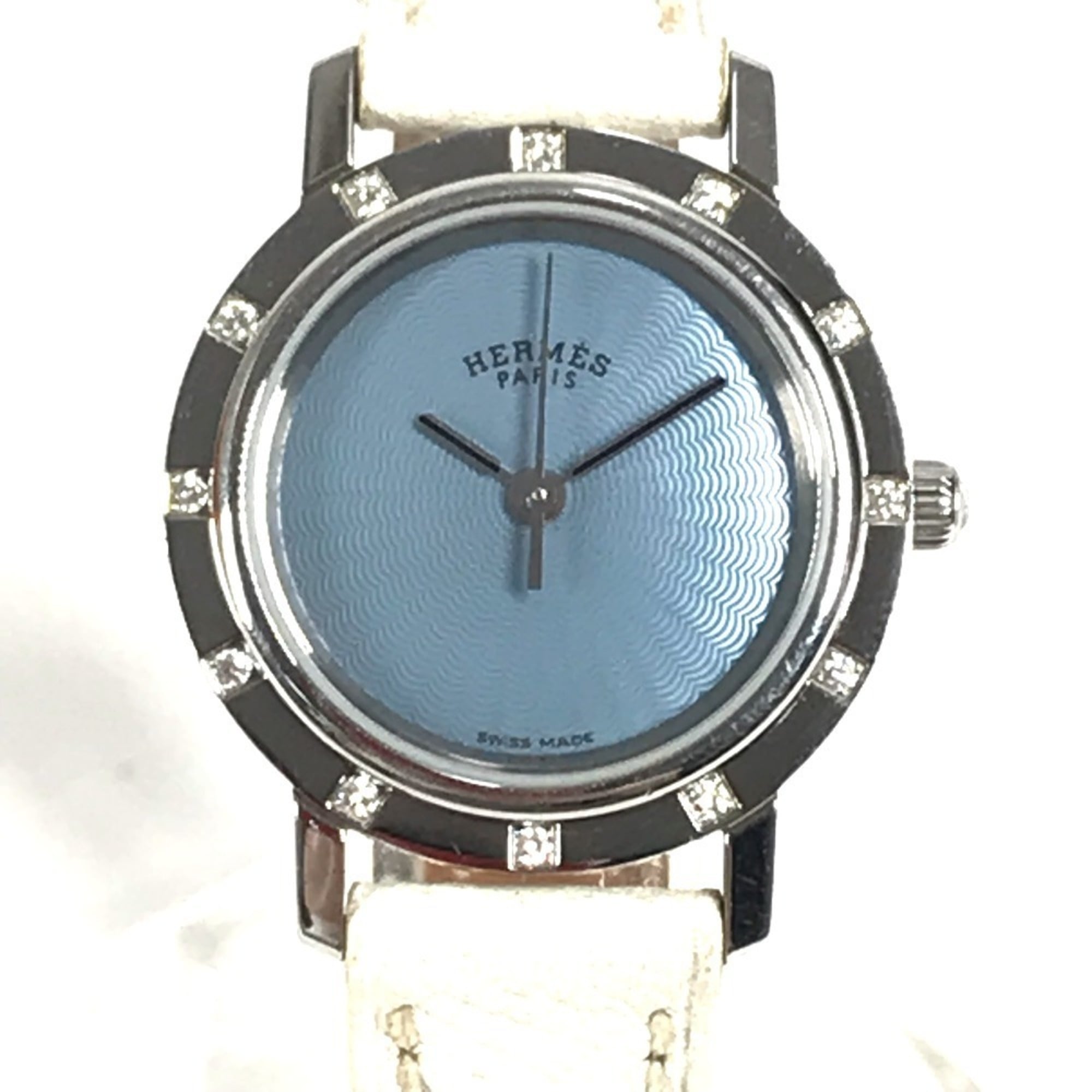 Hermes Clipper GZl1cgey Blue Dial 24mm Watch