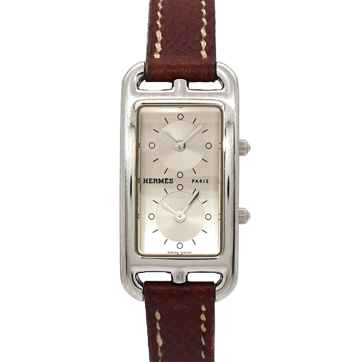 Hermes Cape Cod Duzone CC3 210 Silver Dial 20mm Watch