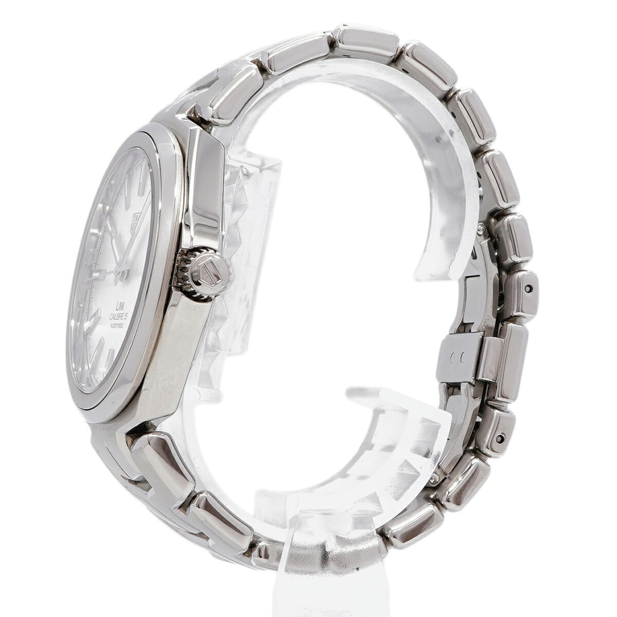 TAG Heuer Link Calibre 5 Date WBC2111 Silver Dial 40mm Watch
