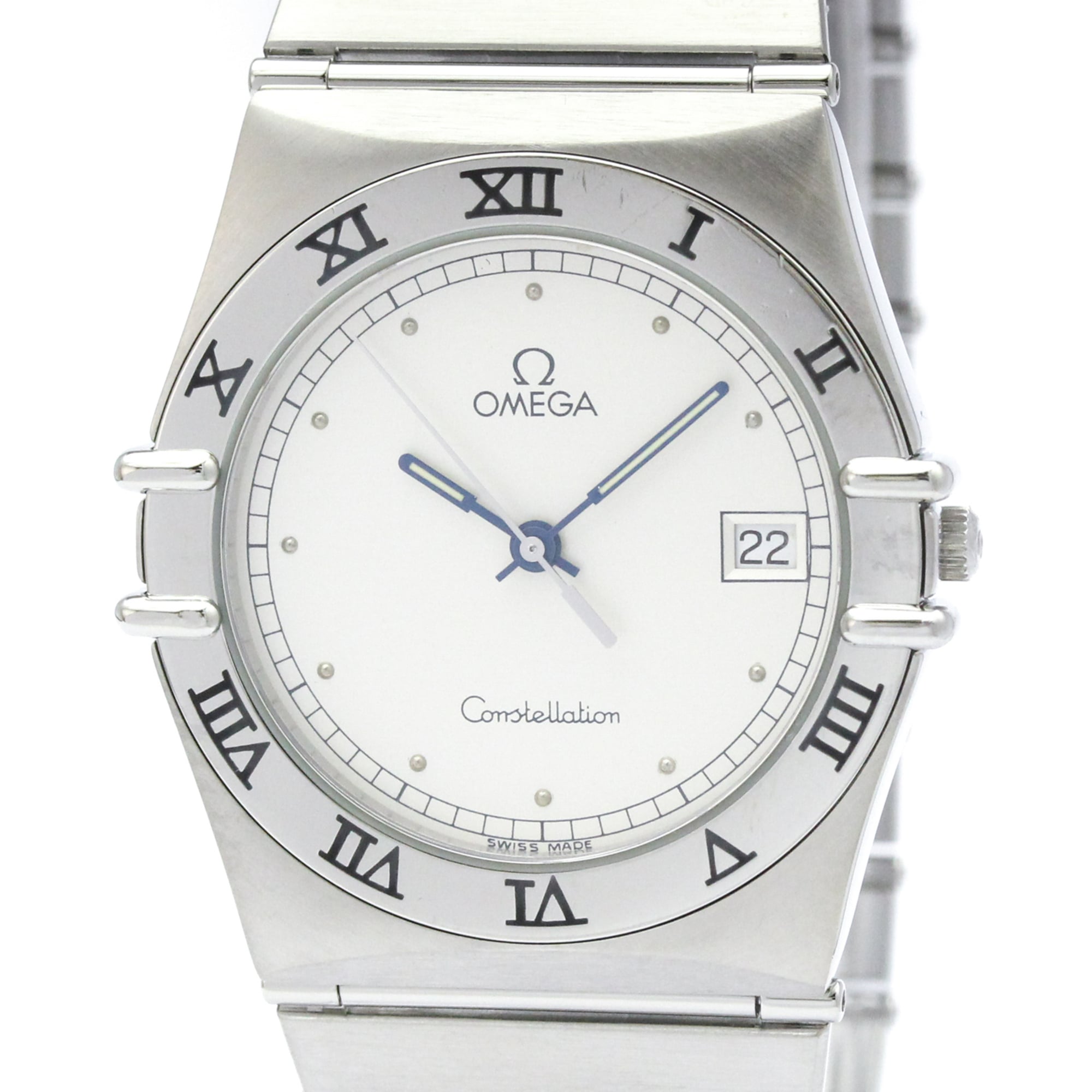 OMEGA Constellation Stainless Steel Quartz Mens Watch 396.1070 Polished