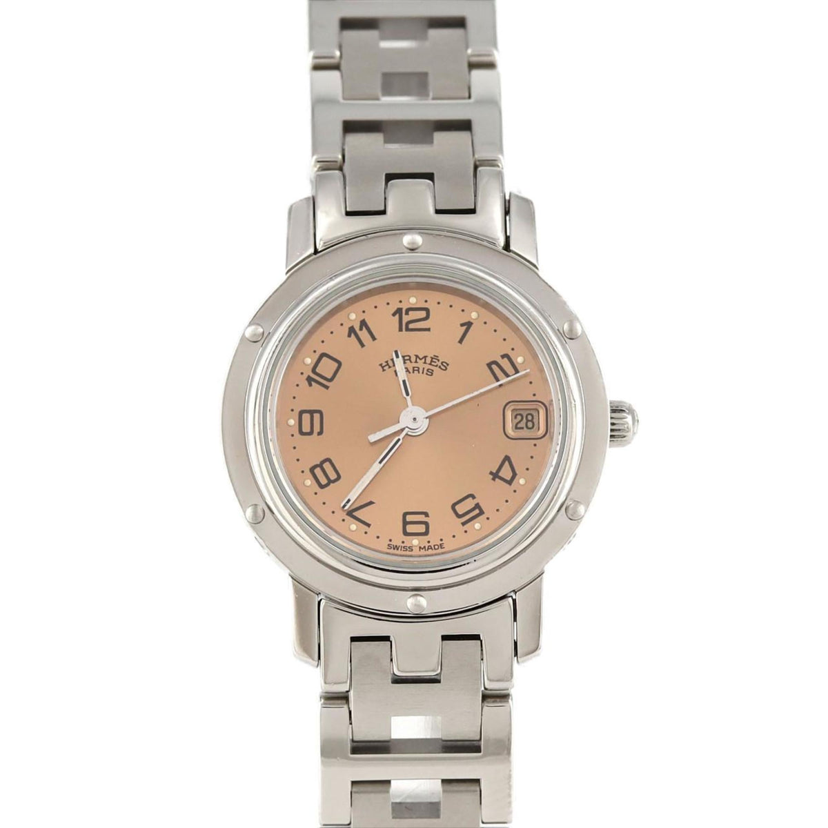 Hermes Clipper CL4.210 SS Quartz Watch display picture 1