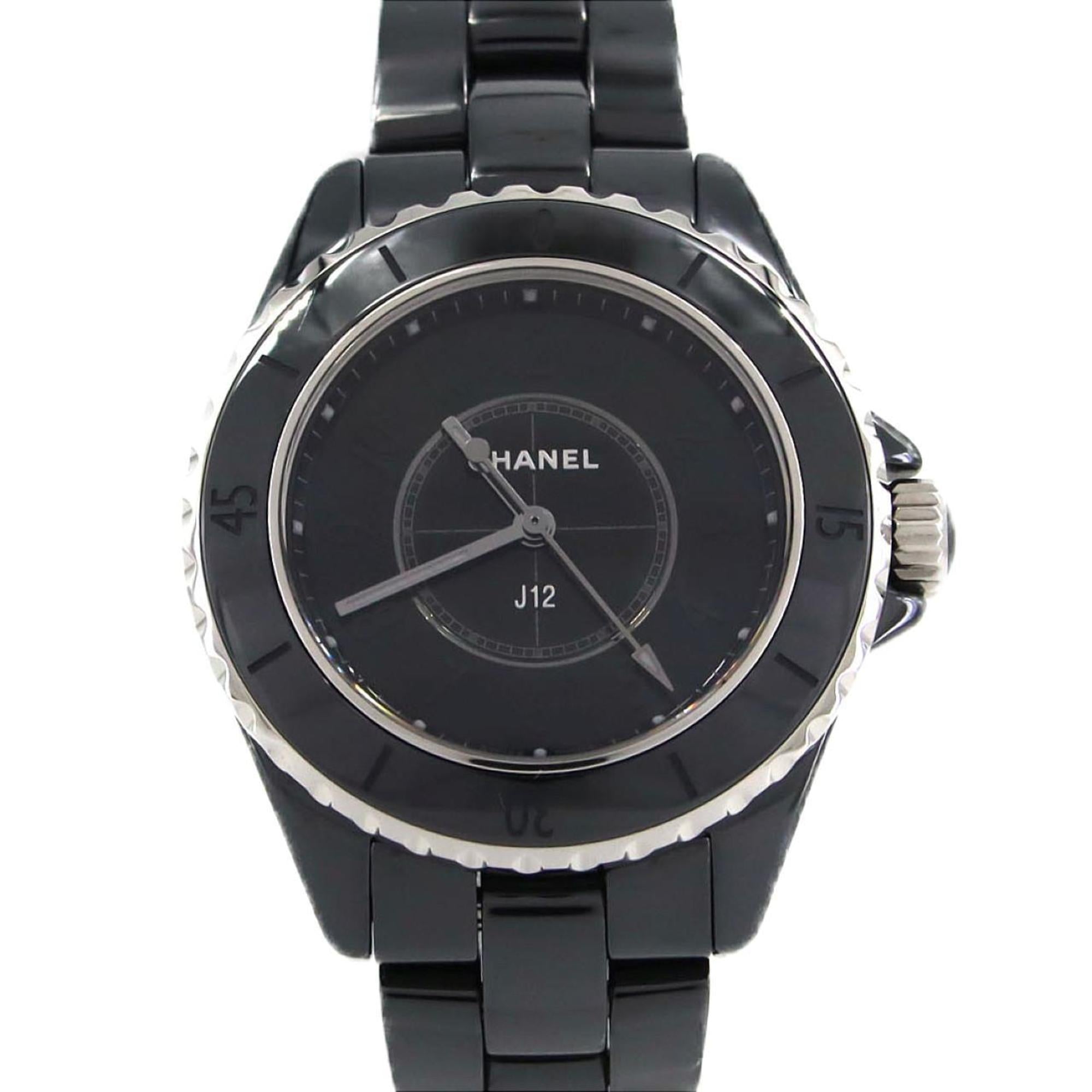 Chanel J12 Phantom 33mm Ceramic H6346 Quartz Watch
