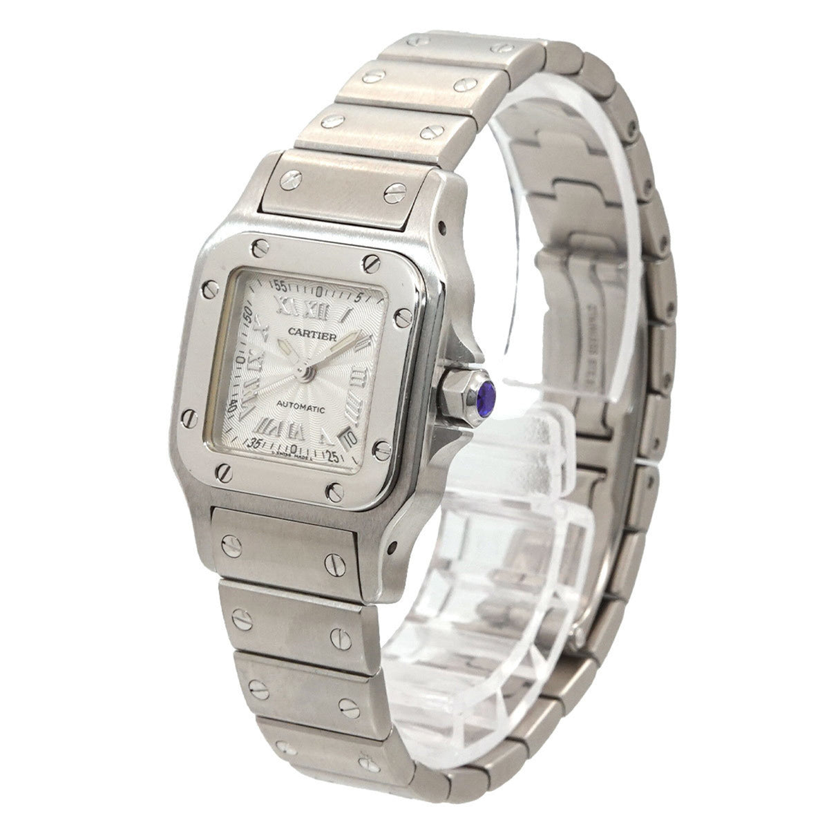 Cartier Santos Galbee SM W20044D6 Silver Dial 24mm Watch