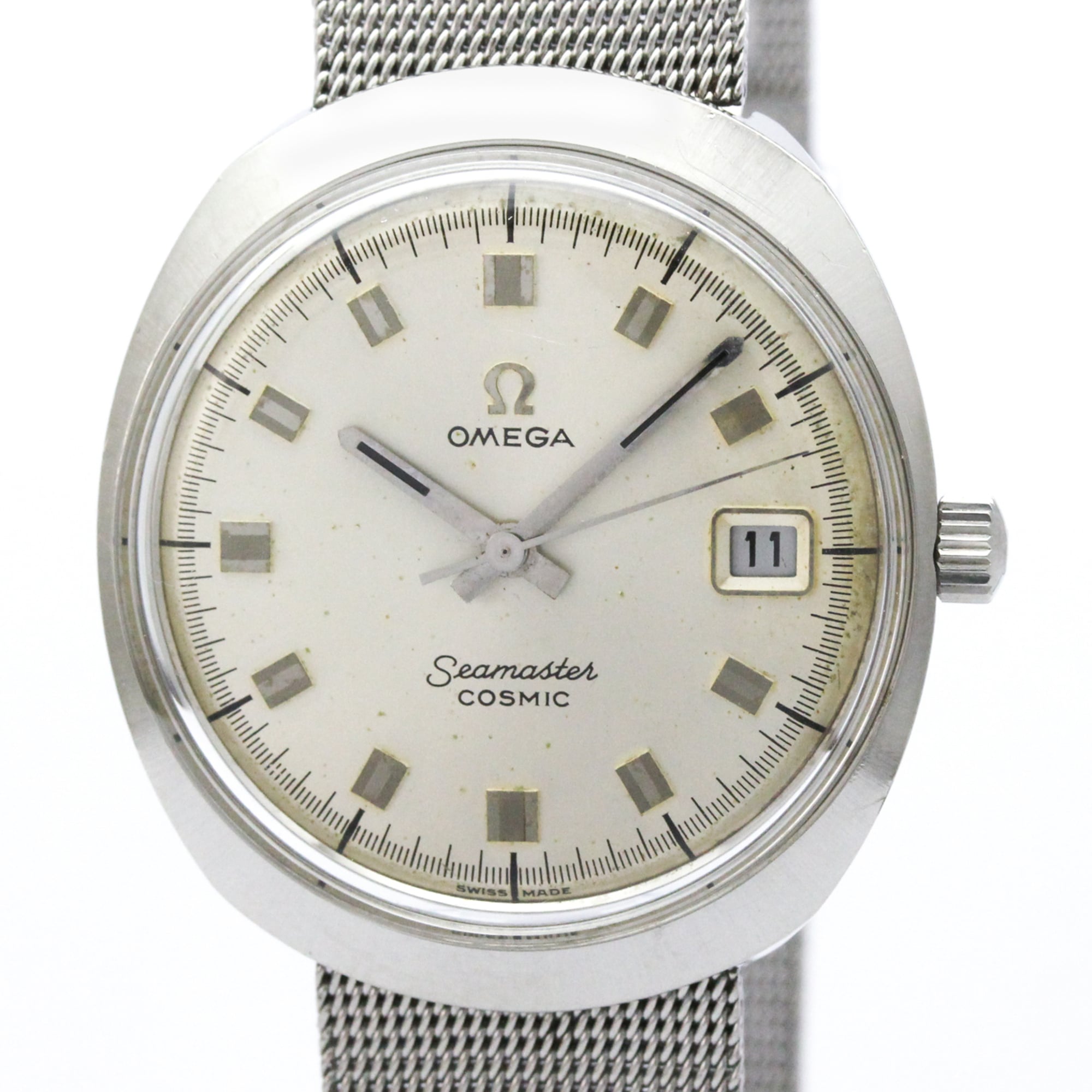 Omega Seamaster 136022 Silver Dial 35mm Watch