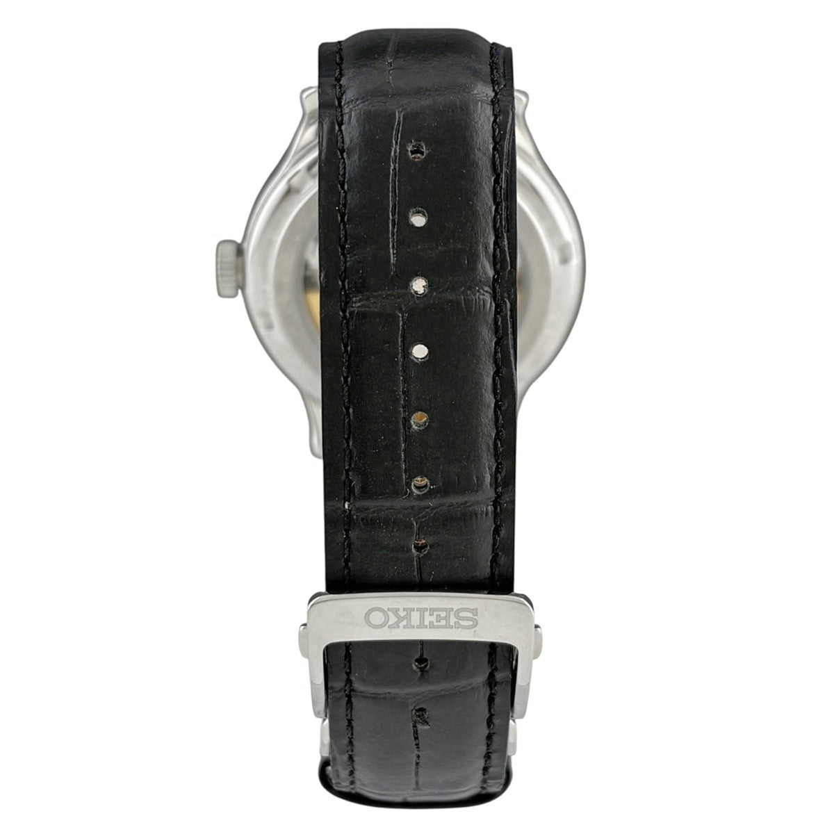 Seiko Presage SARY095 SARY095 4R39-00W0 Horloge met zilveren wijzerplaat, 42 mm