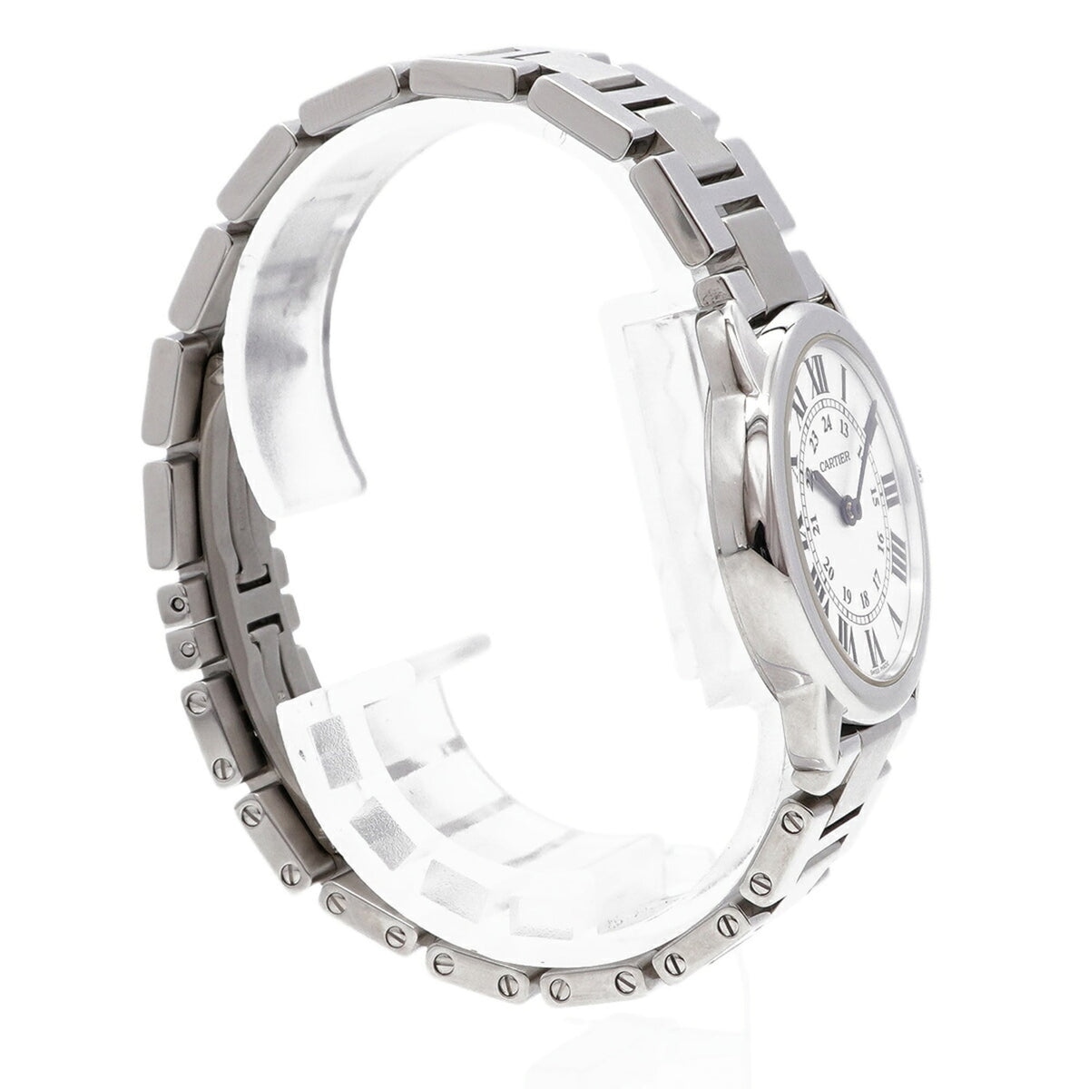 Cartier Ronde Solo SM W6701004 Silber Zifferblatt 29 mm Uhr