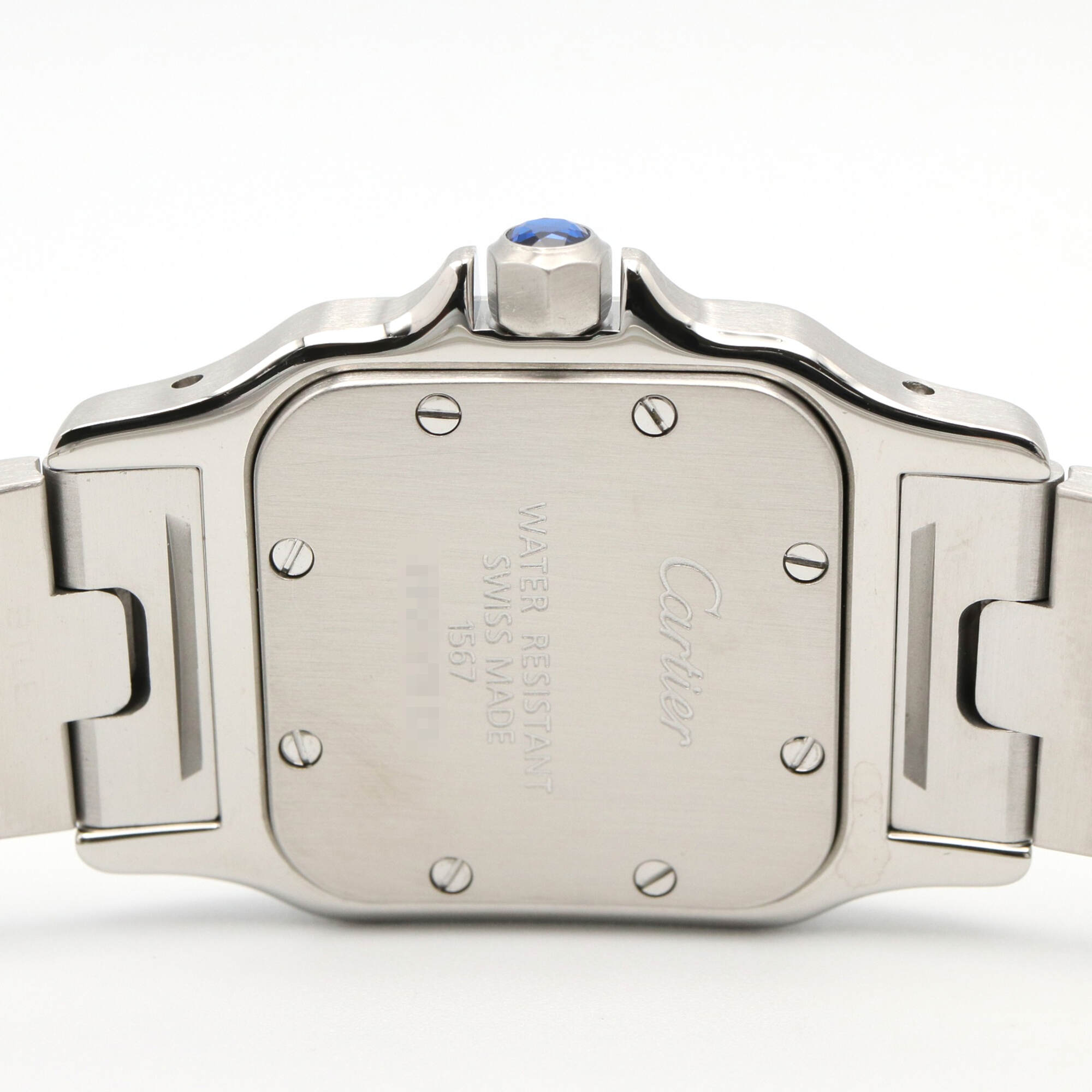Cartier Santos Galbee SM W20012C4 Silver Dial 23mm Watch