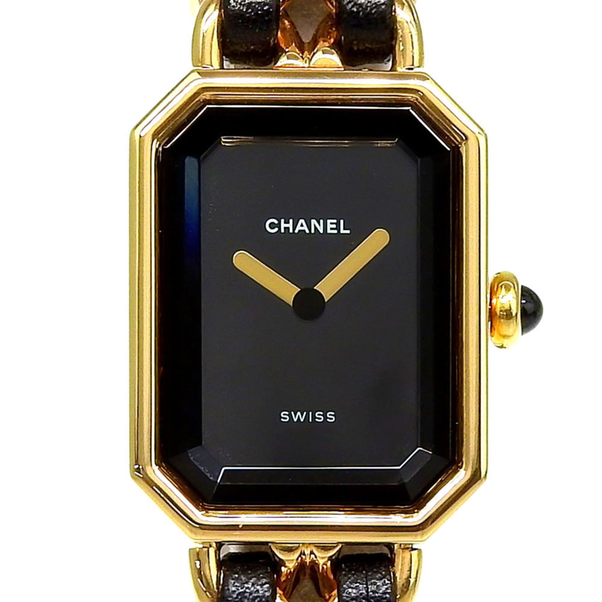 Chanel Premiere H0001 Black Dial 20mm Watch