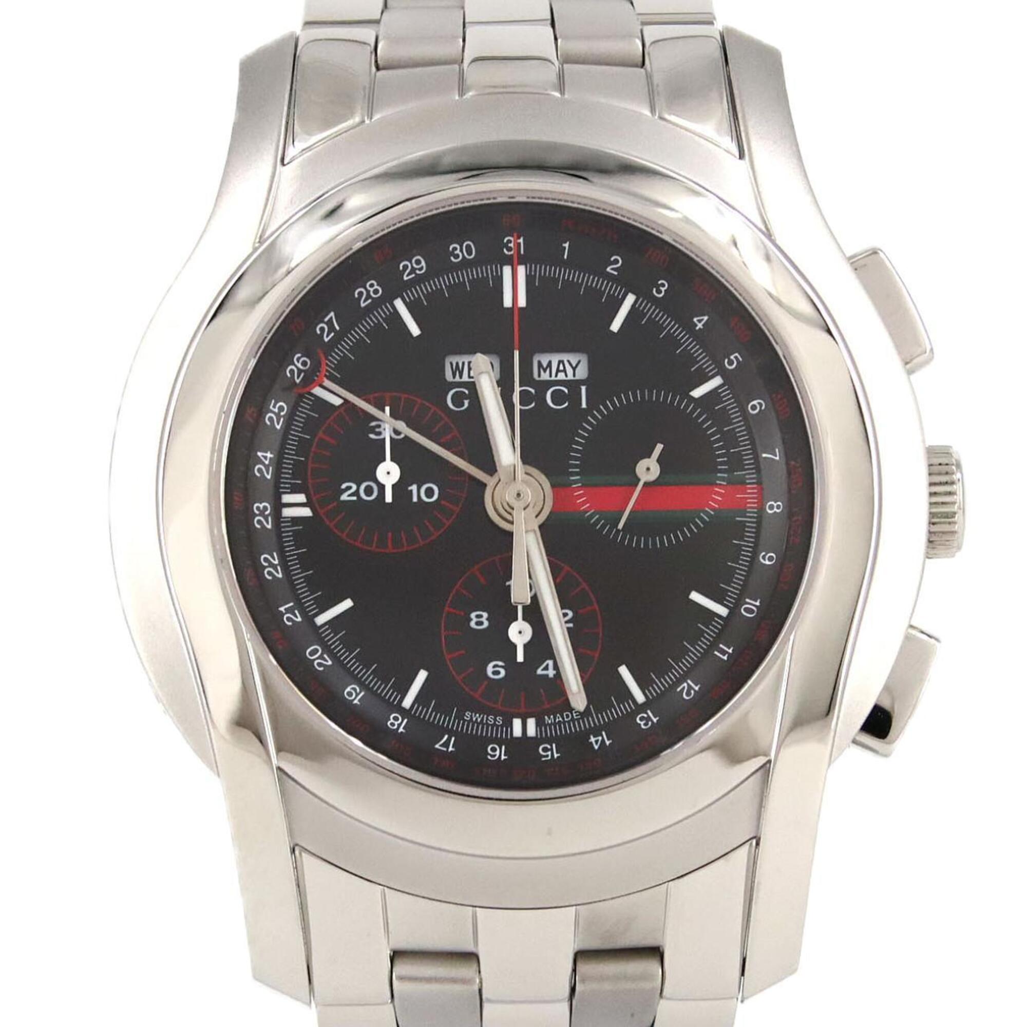 Gucci 5500CHRONO YA055206 SS Quartz Watch