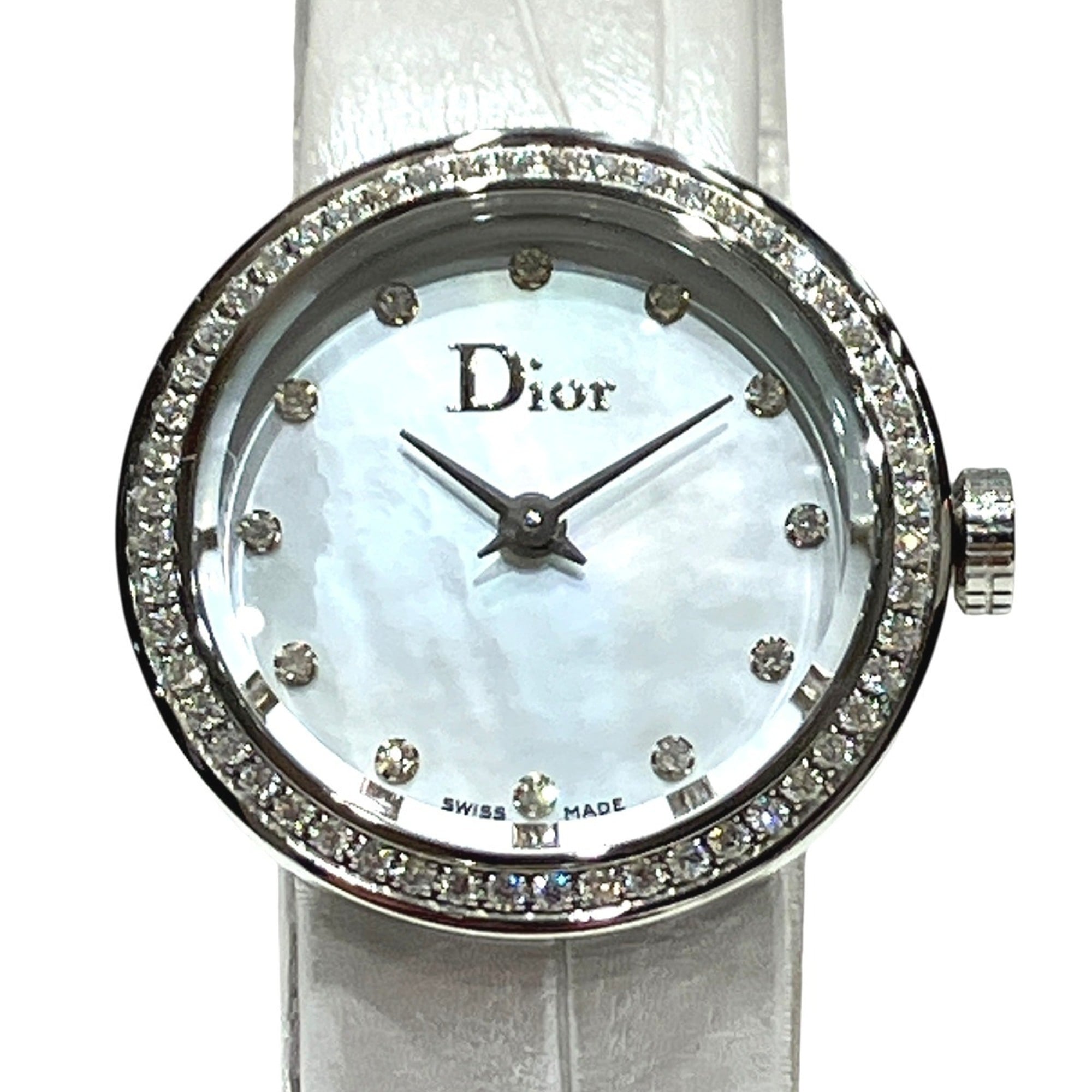 Christian Dior Baby CD041111 White Dial 23mm Watch