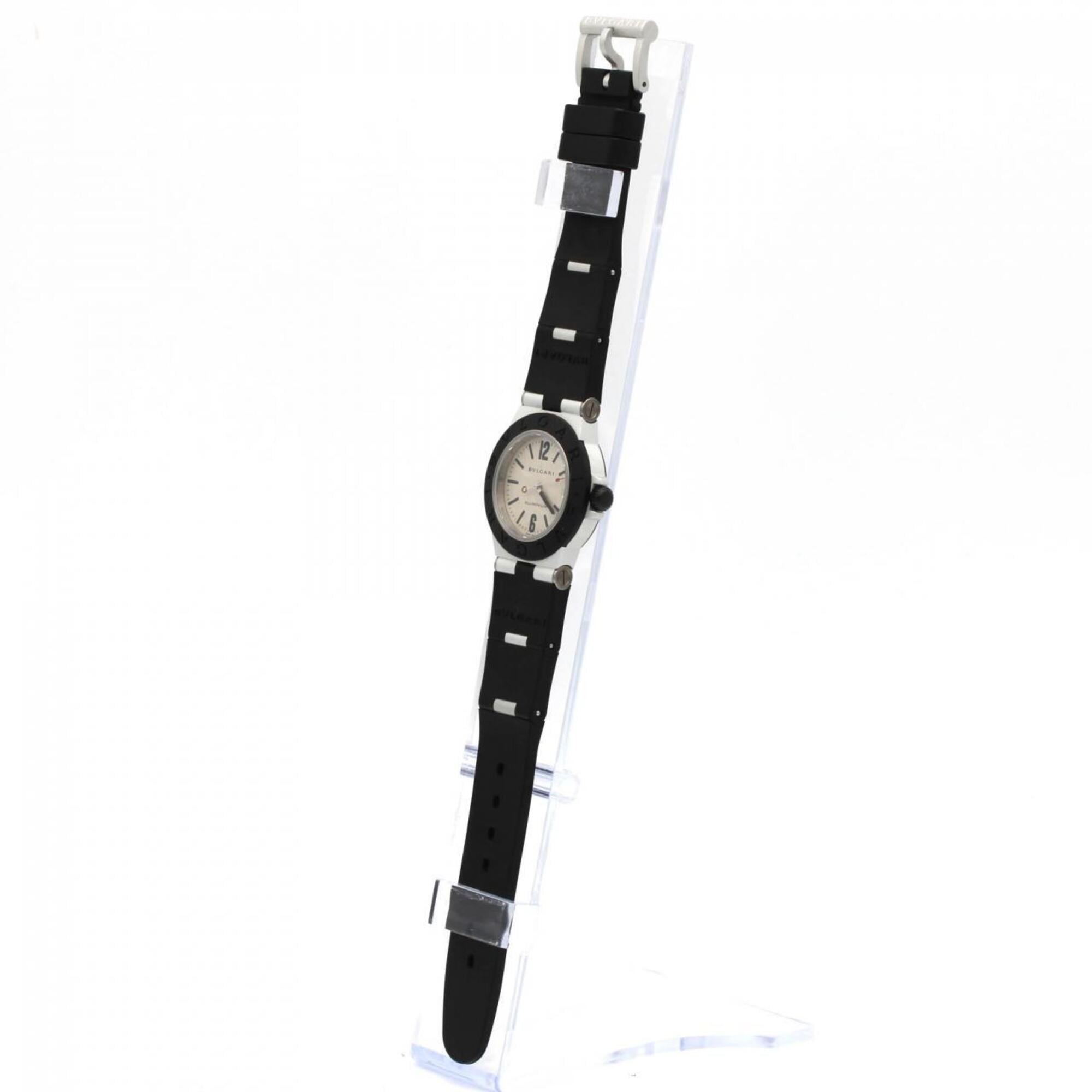 Bvlgari Aluminum AL32TAVD Silver Dial 32mm Watch