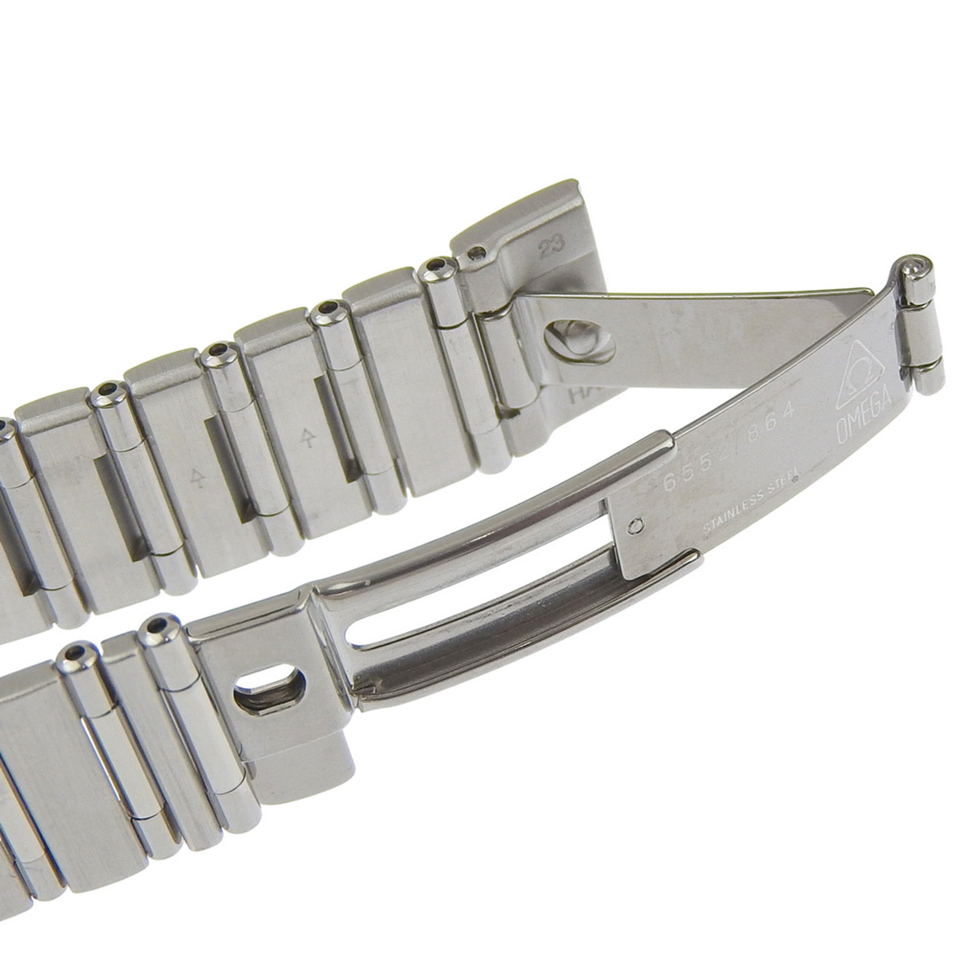 Omega Constellation Mini-horloge 1562.30, roestvrij staal, 1998, quartz, analoge wijzerplaat, witte wijzerplaat, dameshorloge.