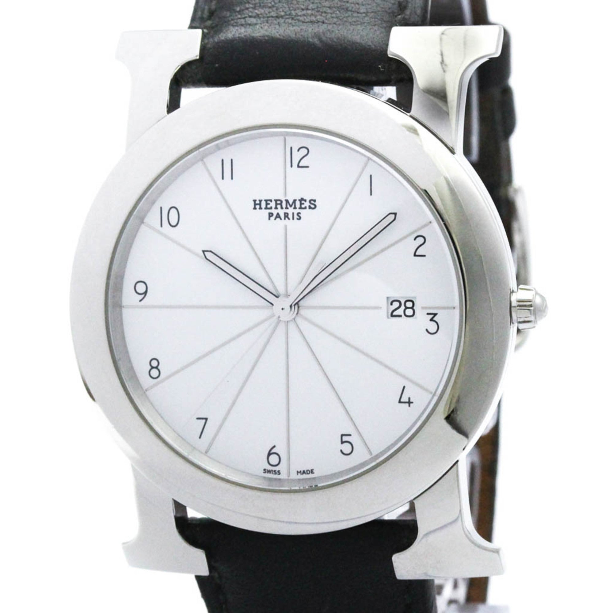 Hermes Heure H HR1.710 White Dial 40mm Watch