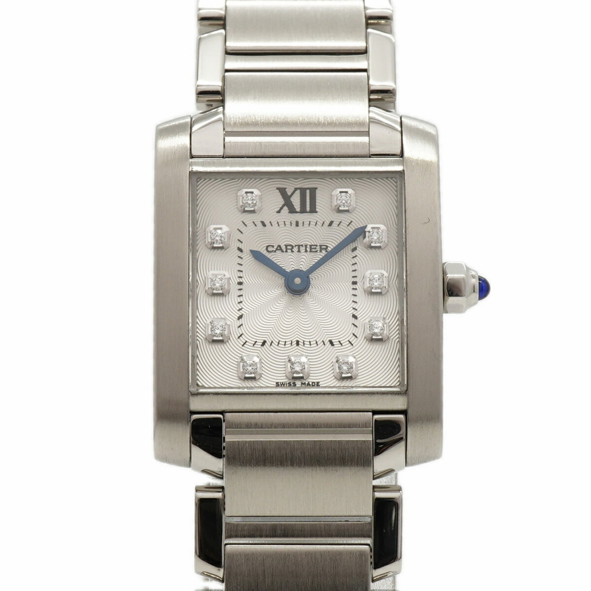 Cartier Tank WE110006 Silver Dial Stainless steel 20mm Watch