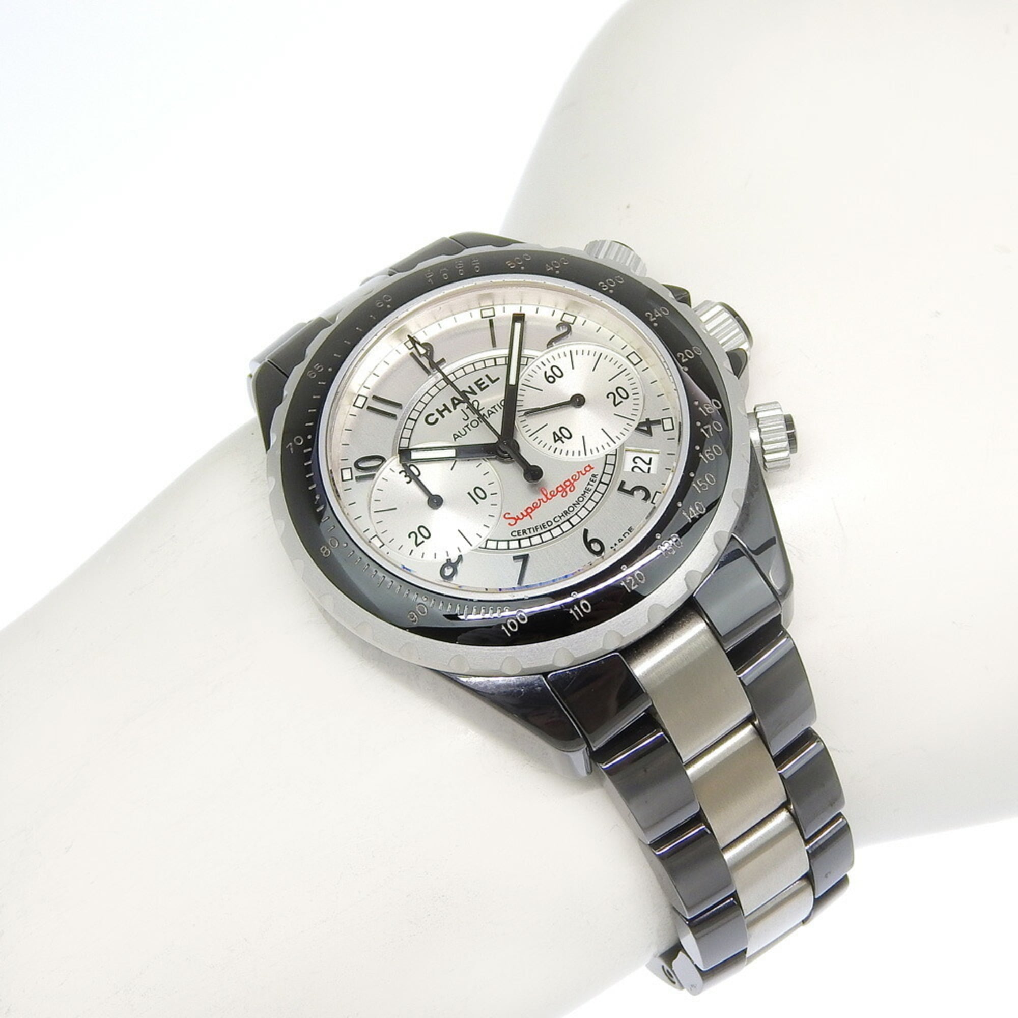 Chanel J12 H1624 Silver Dial 41mm Watch