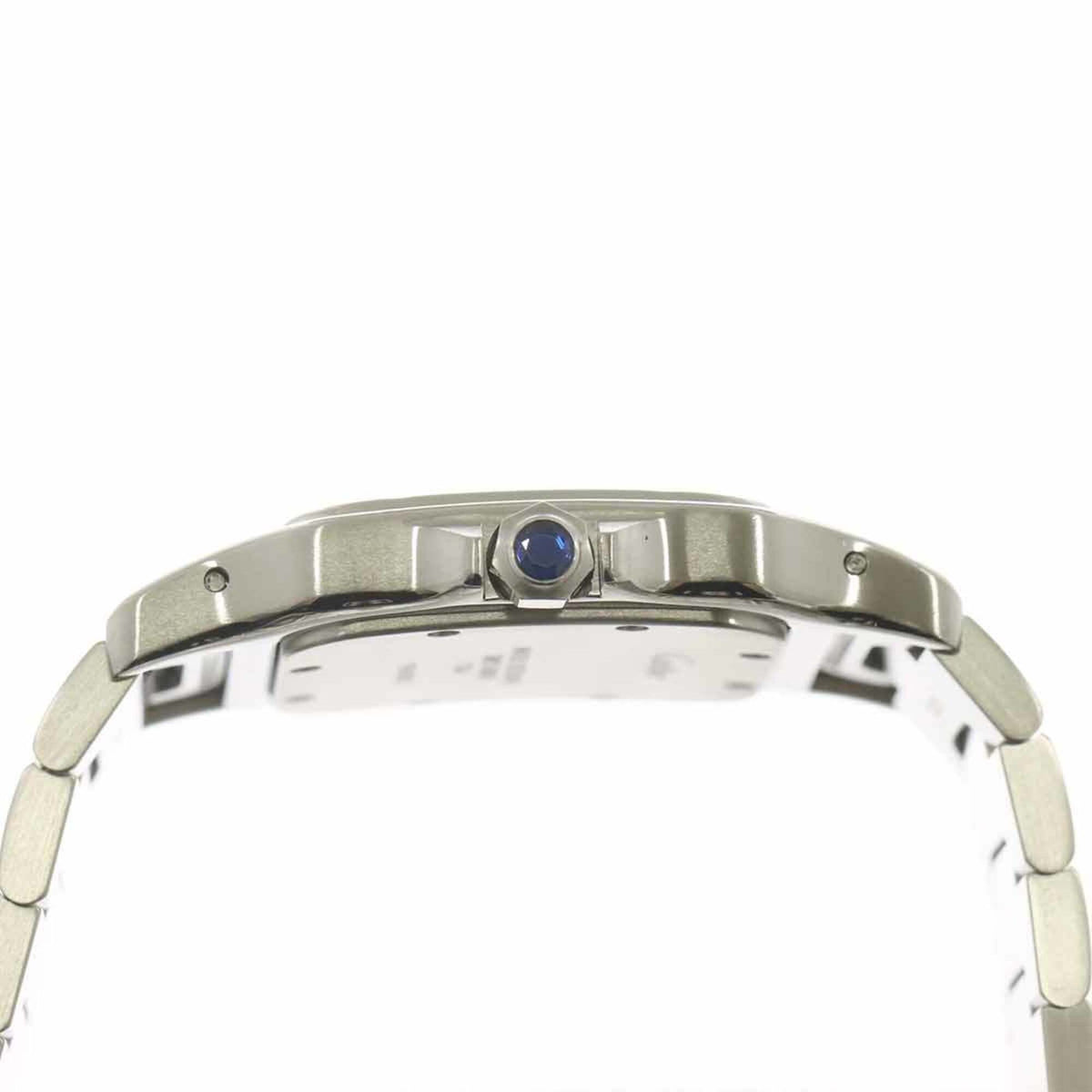 Cartier Santos Galbee LM W20018D6 horloge met ivoorkleurige wijzerplaat, 29 mm