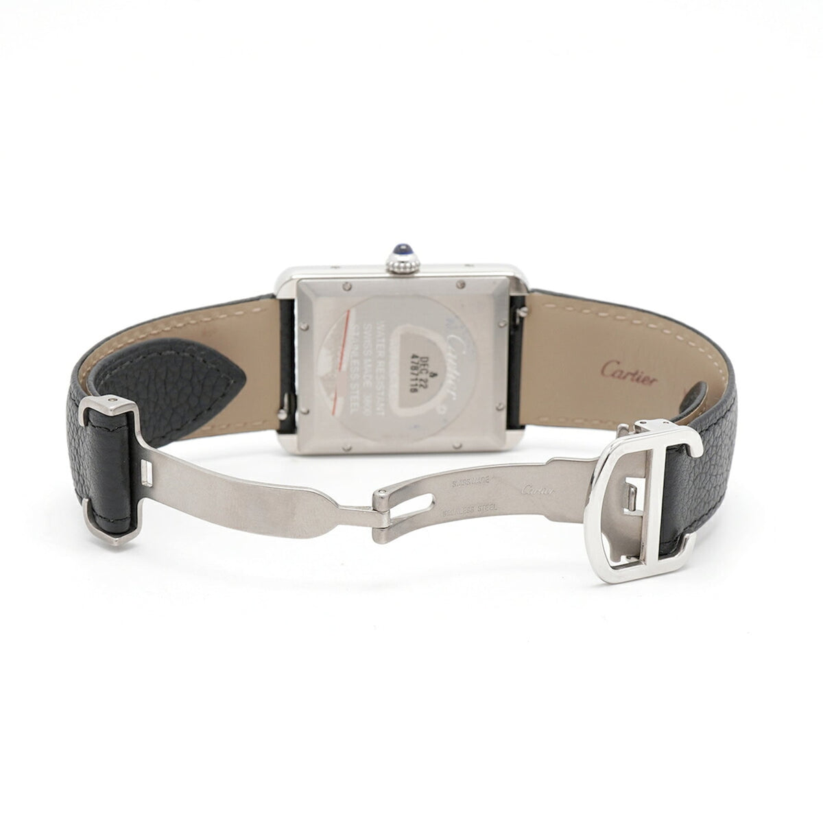Cartier Tank Solo XL WSTA0029 Silber Zifferblatt 31 mm Uhr