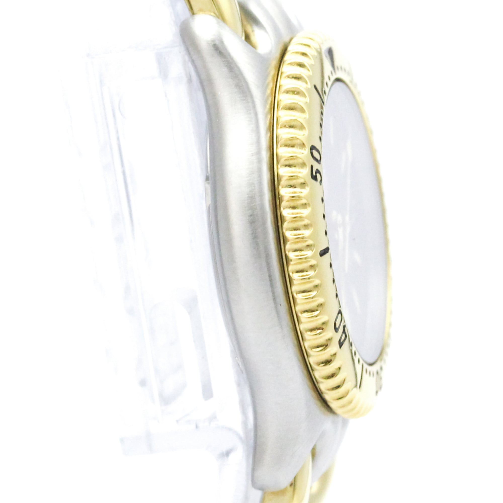TAG HEUER Sel 200M Gold Plated Steel Ladies Watch WG1320 Polished