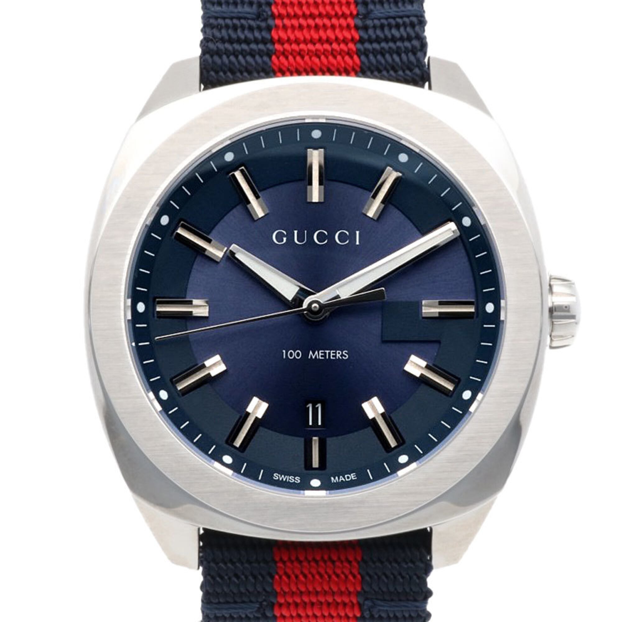 Gucci watch, stainless steel, YA142304 (142.3), quartz, men's, GUCCI