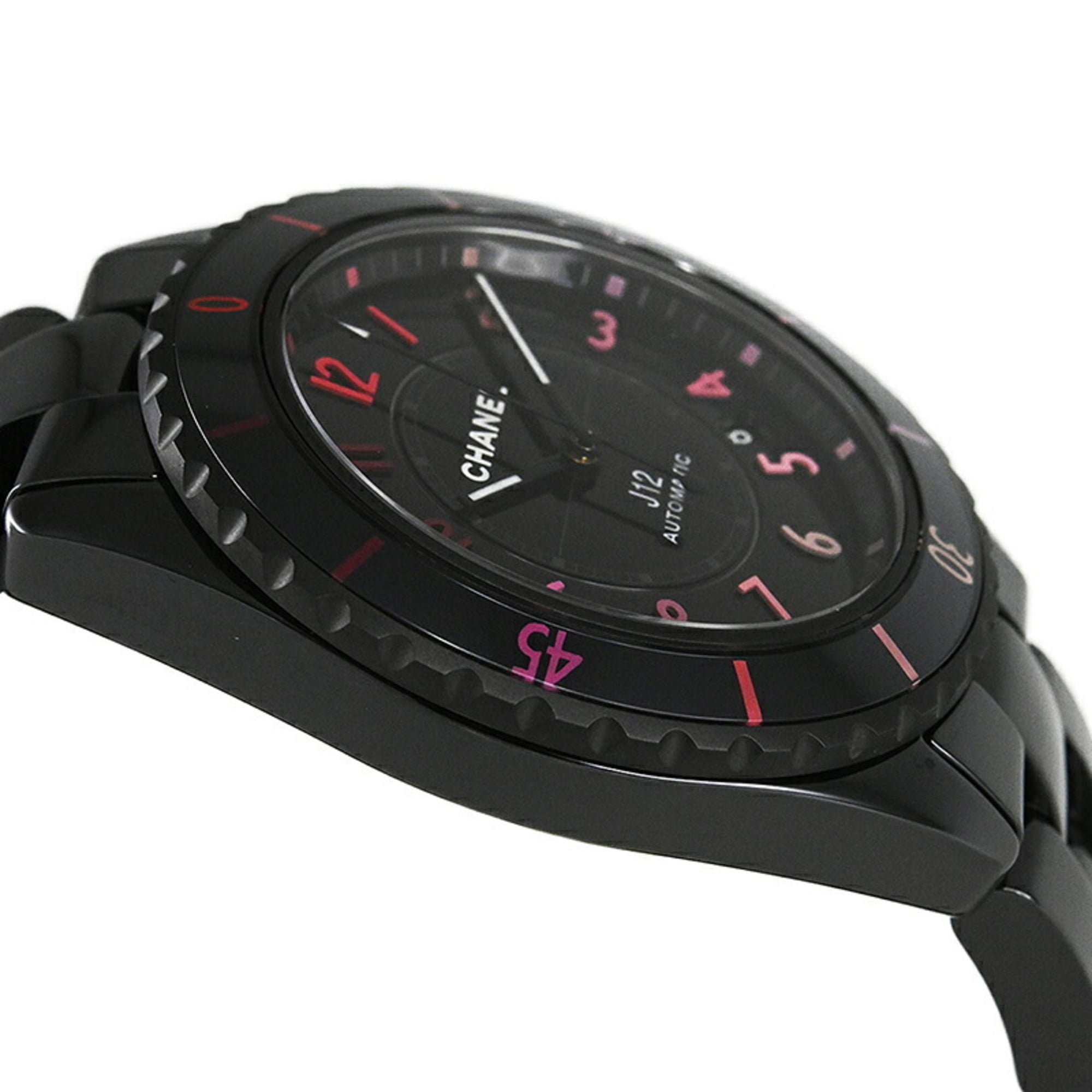 Chanel J12 Blush Caliber 12.1 38MM H10312 Black Dial 38mm Watch