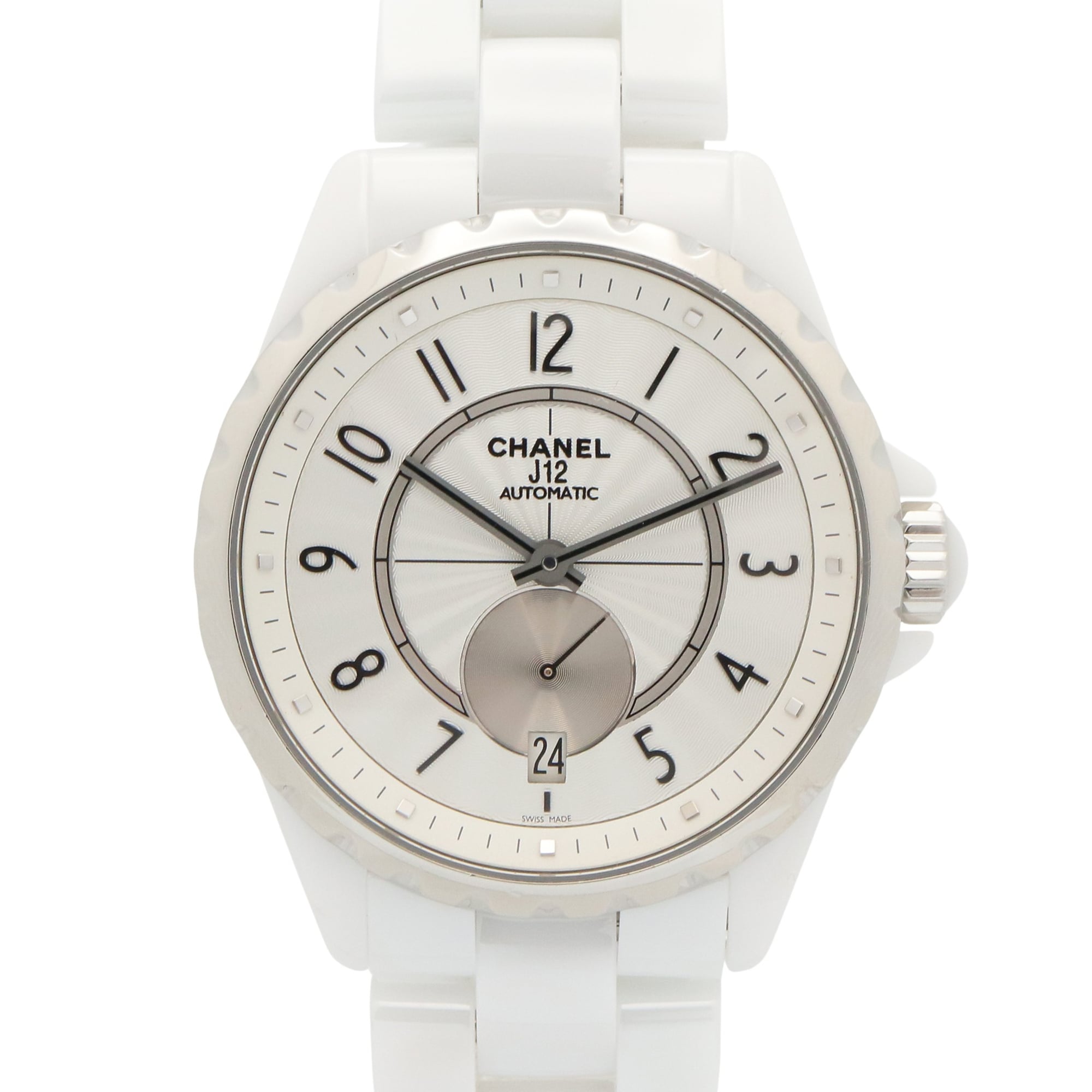 Chanel J12-365 Ceramic Men's Watch, White (H3837)