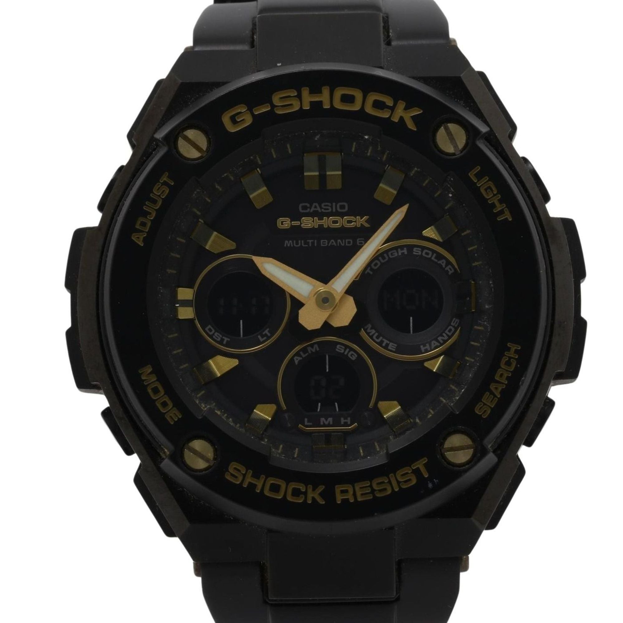 CASIO GSHOCK GSTEEL GSTW300BD1AJF Men's Watch, Black, Stainless Steel