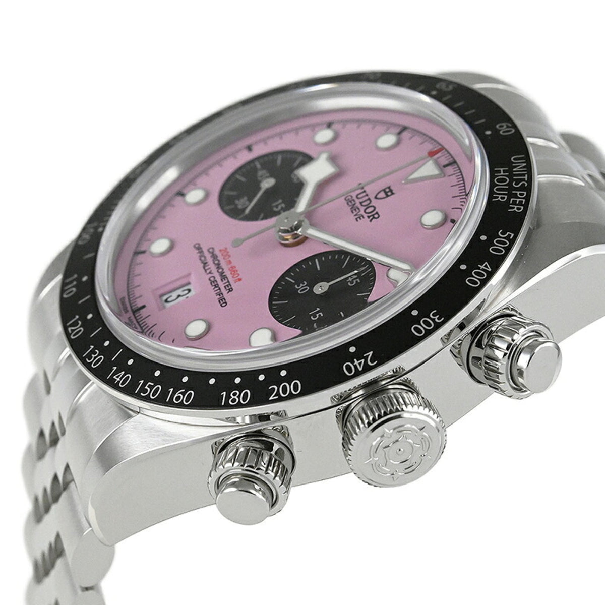 Tudor Black Bay Chrono 79360N Black, Pink Dial 41mm Watch