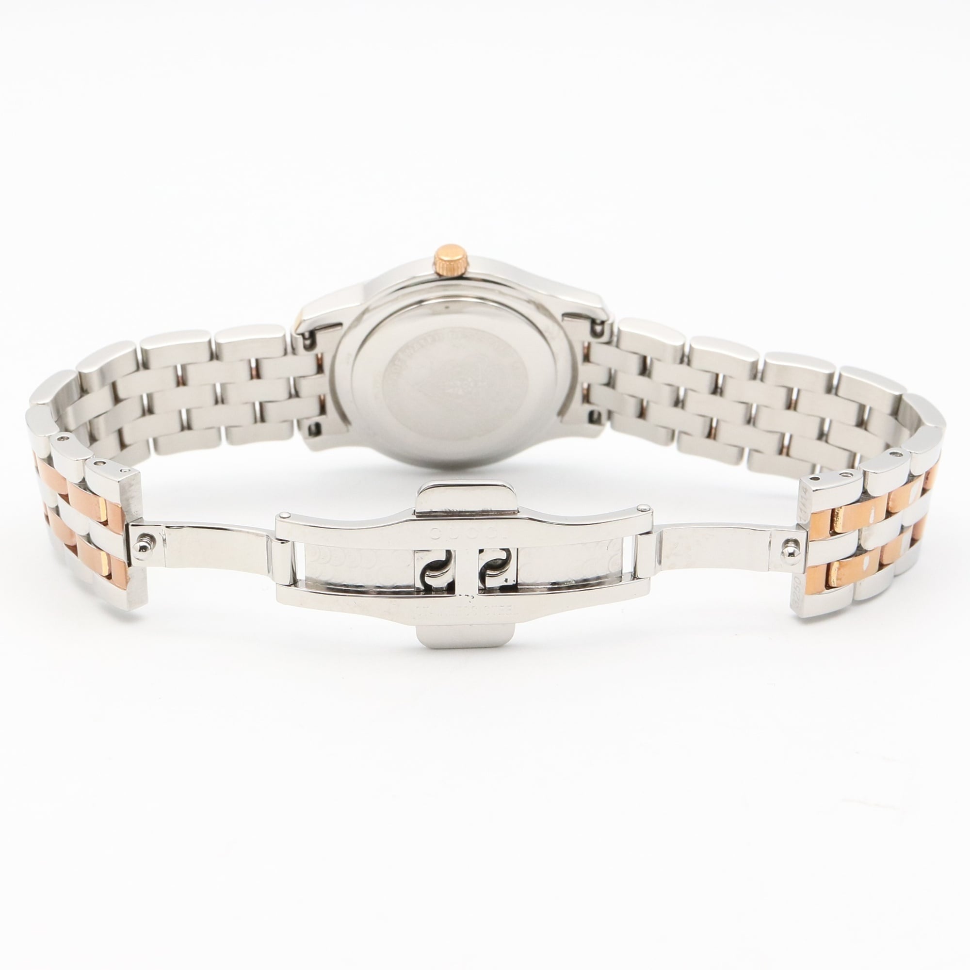 Gucci GP 5500L Pink Dial Gold plated, stainless steel 27mm Watch