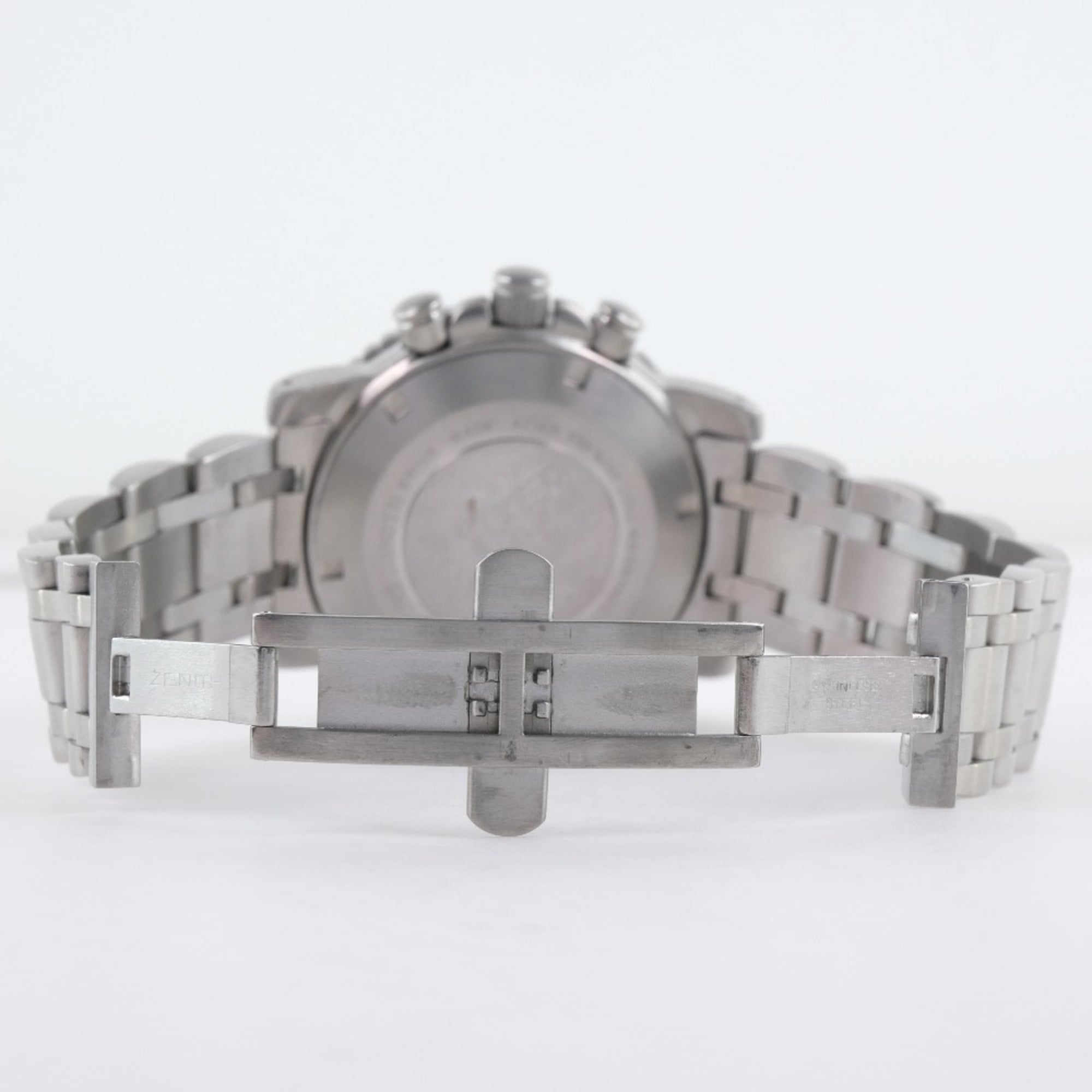 Zenith El Primero Rainbow Schwarz 01/02.0470.405 AutomatikChronograph aus Edelstahl