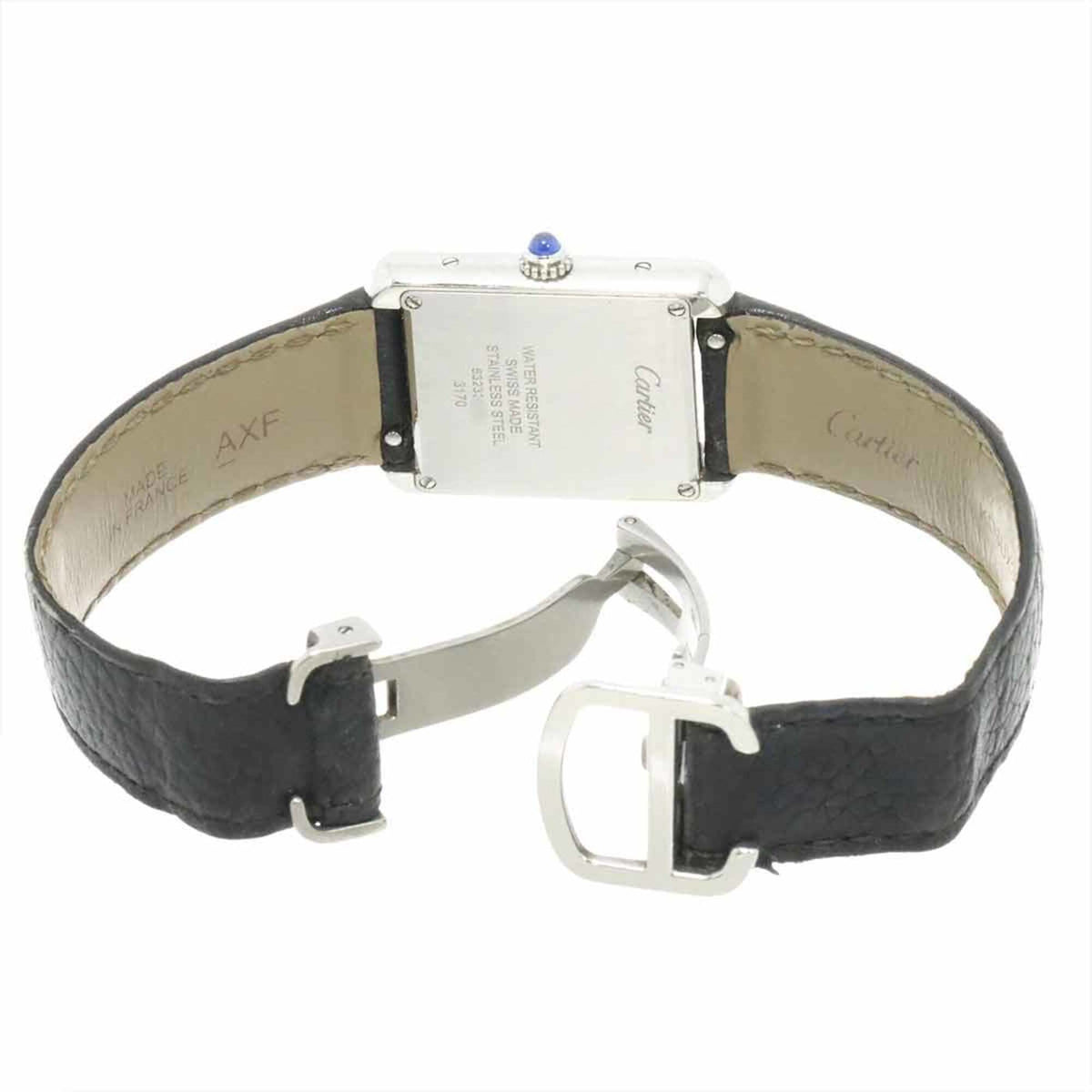 Cartier Tank Solo SM WSTA0030 Silber Zifferblatt 24 mm Uhr