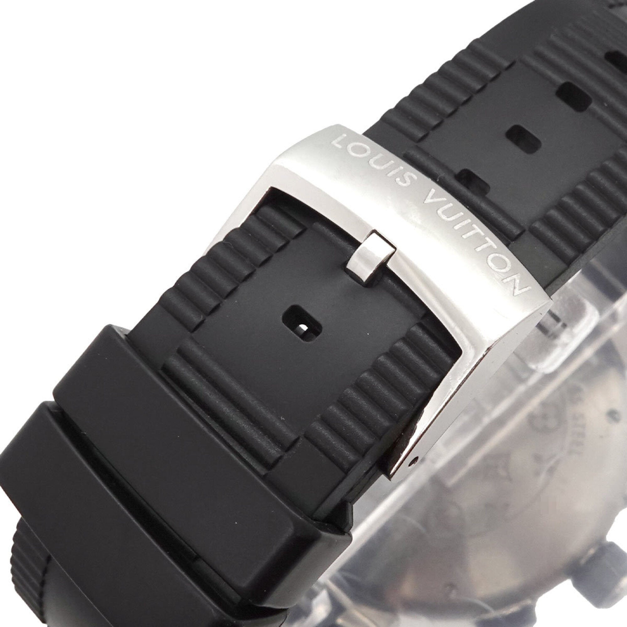 Louis Vuitton Tambour Q118F Black Dial 41mm Watch