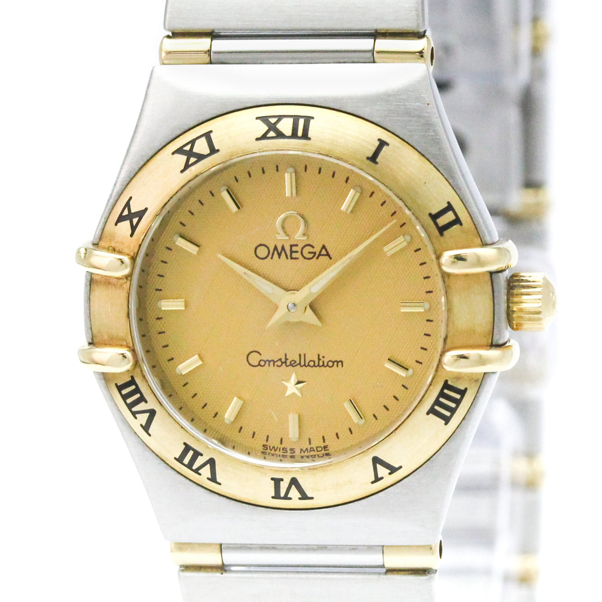 Omega Constellation 1362.1 Gold Dial 22mm Watch