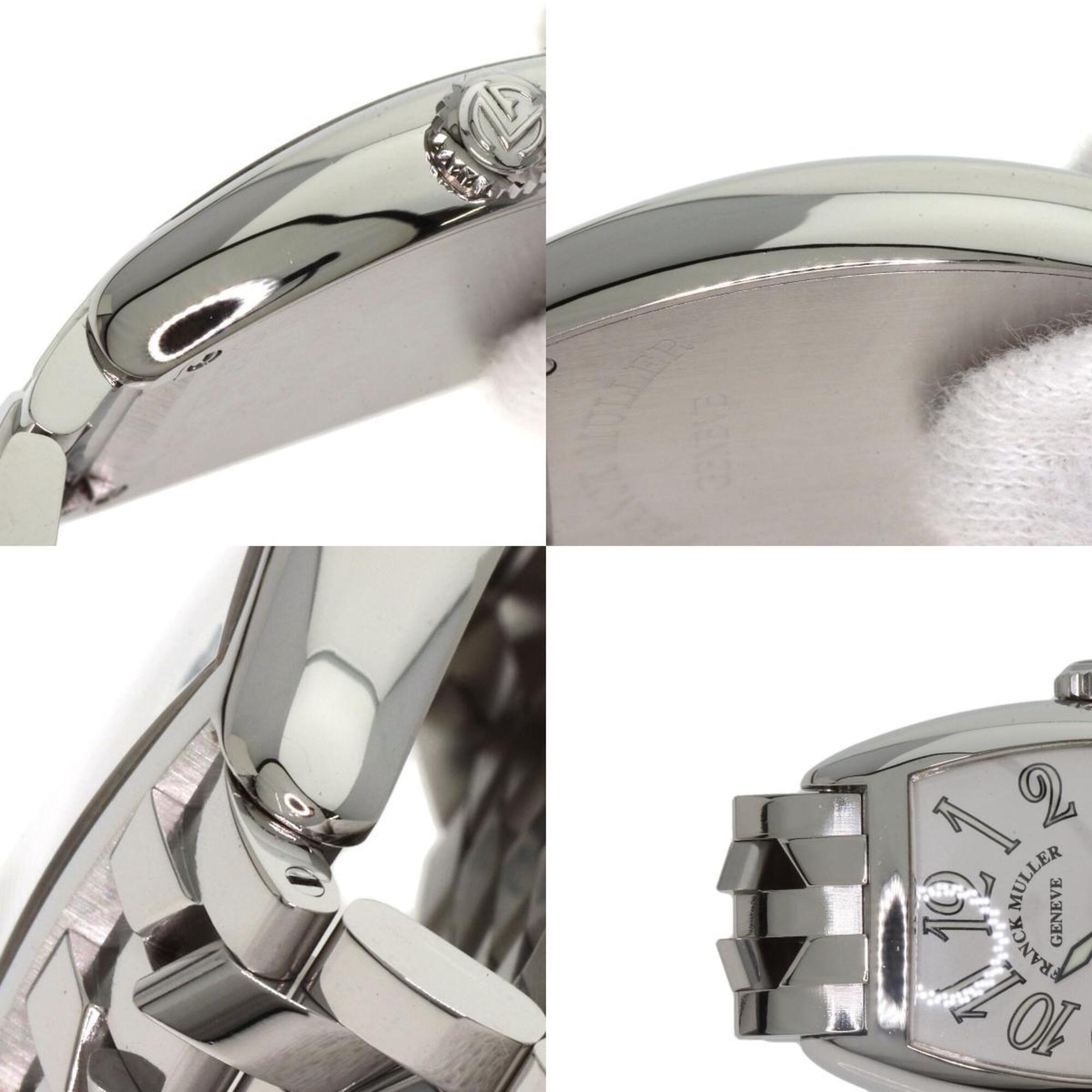 Franck Muller 1750S6 Tonneau Curvex Damenuhr aus Edelstahl SS FRANCK MULLER